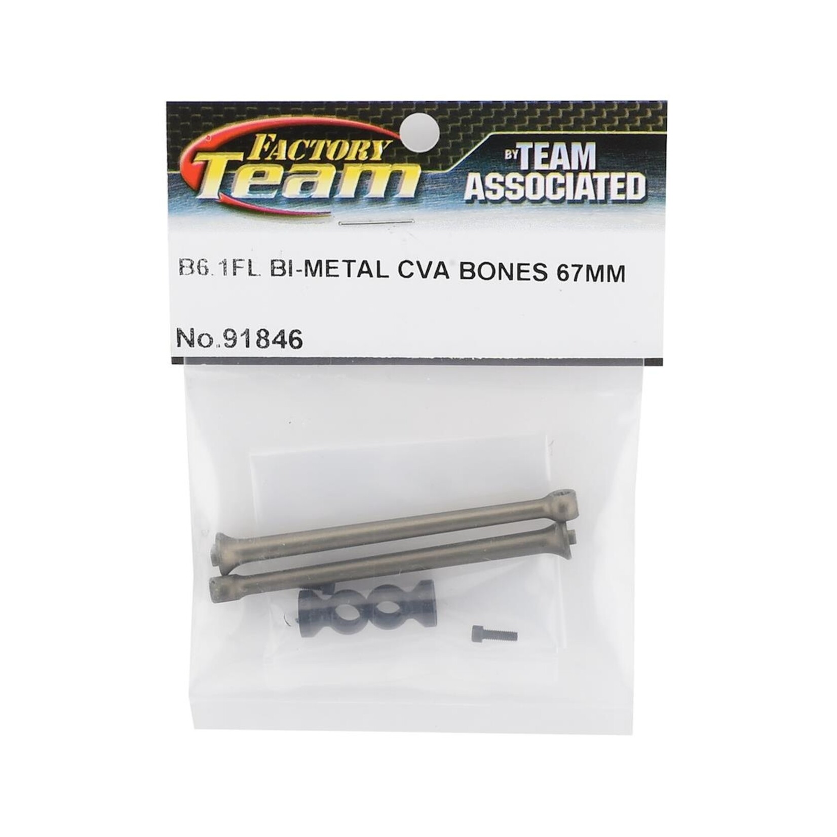 Team Associated Team Associated B6.1 Factory Lite 67mm Bi-Metal CVA Bones #91846