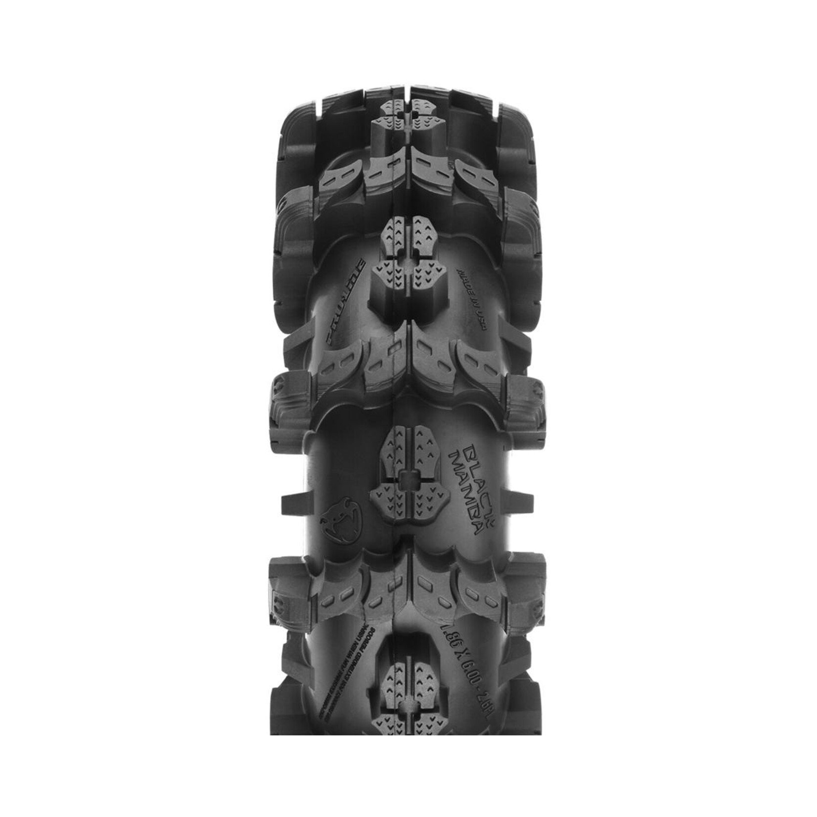 Pro-Line #PRO1018100  Pro-Line Interco Black Mamba 2.6" Monster Truck Mud Tires (2) (M2)