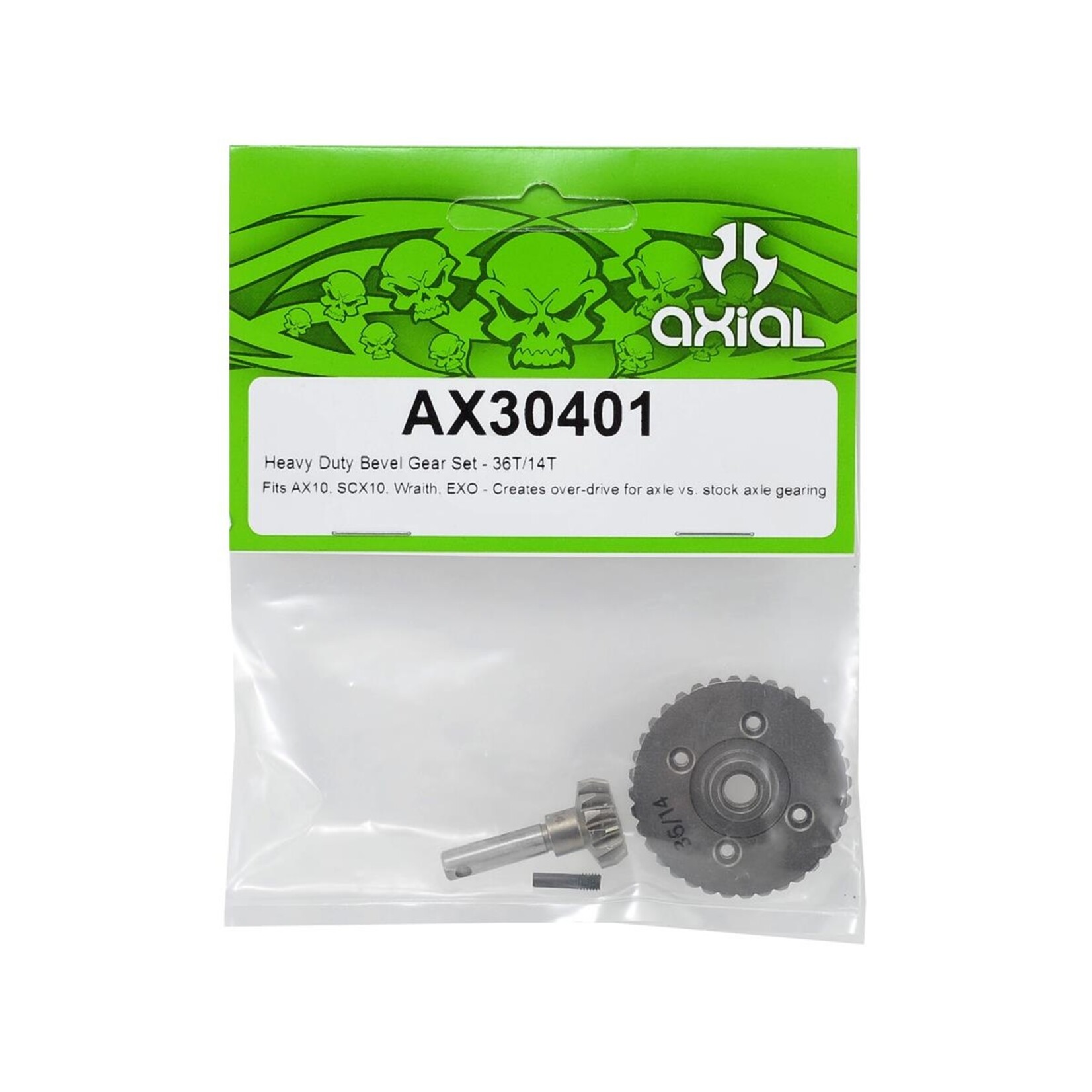 Axial #AX30401Axial Heavy Duty "Overdrive" Bevel Gear Set (36/14)