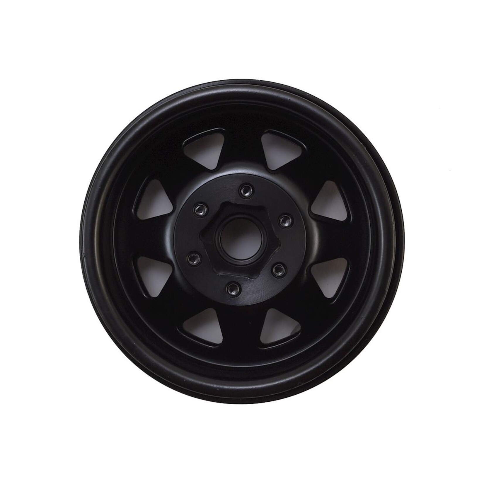 SSD RC #SSD00254 SSD RC 1.9" Steel 8-Spoke Beadlock Wheels (Black) (2)