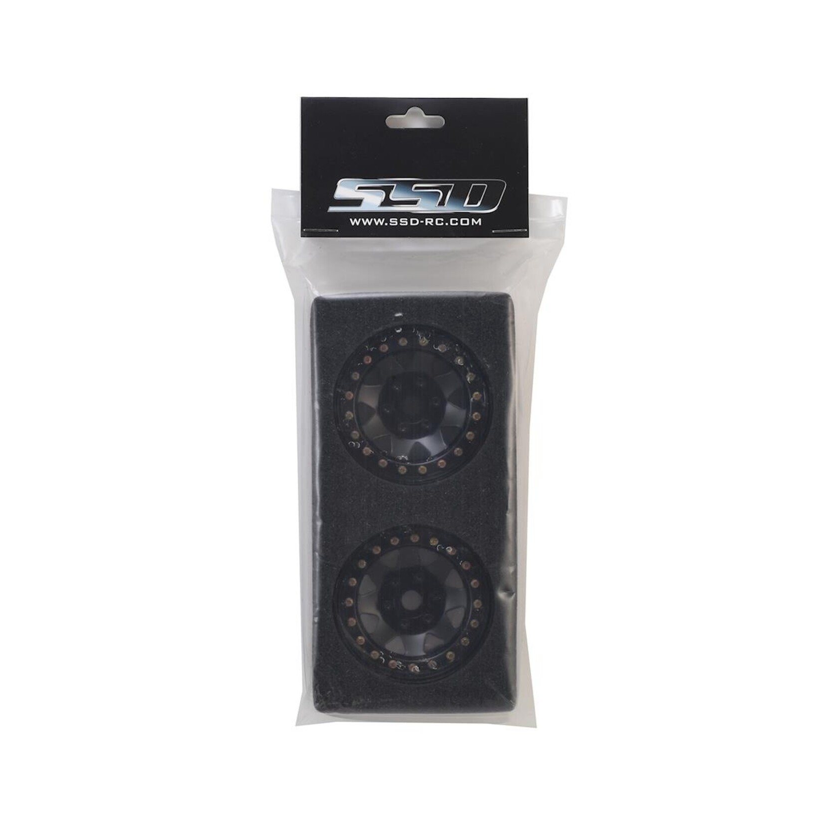 SSD RC SSD RC 1.9" Steel 8-Spoke Beadlock Wheels (Black) (2) #SSD00254