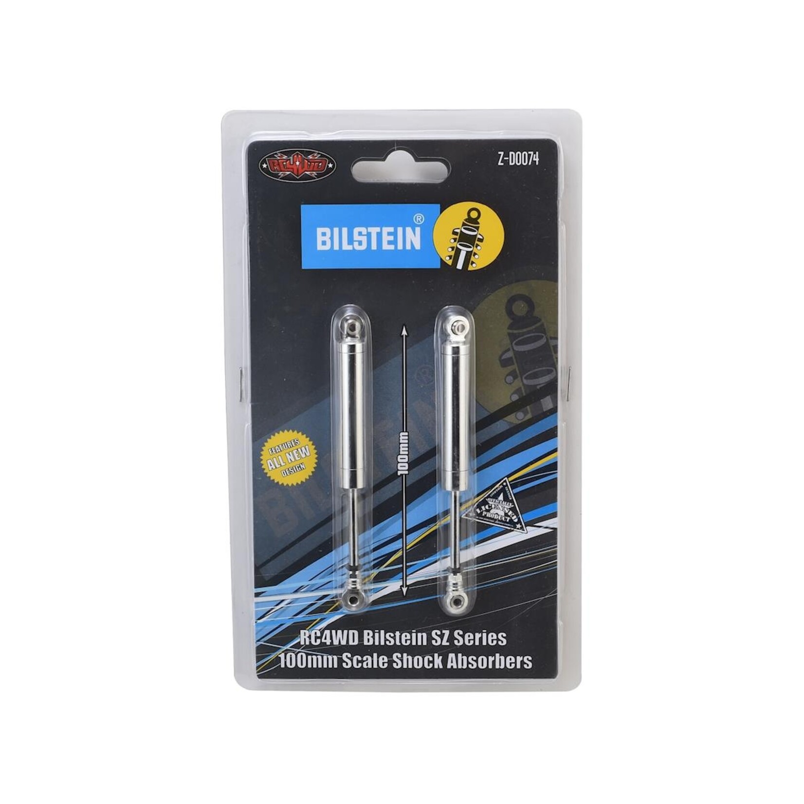 RC4WD #Z-D0074 RC4WD Bilstein SZ Series Scale Shock Absorbers (100mm)