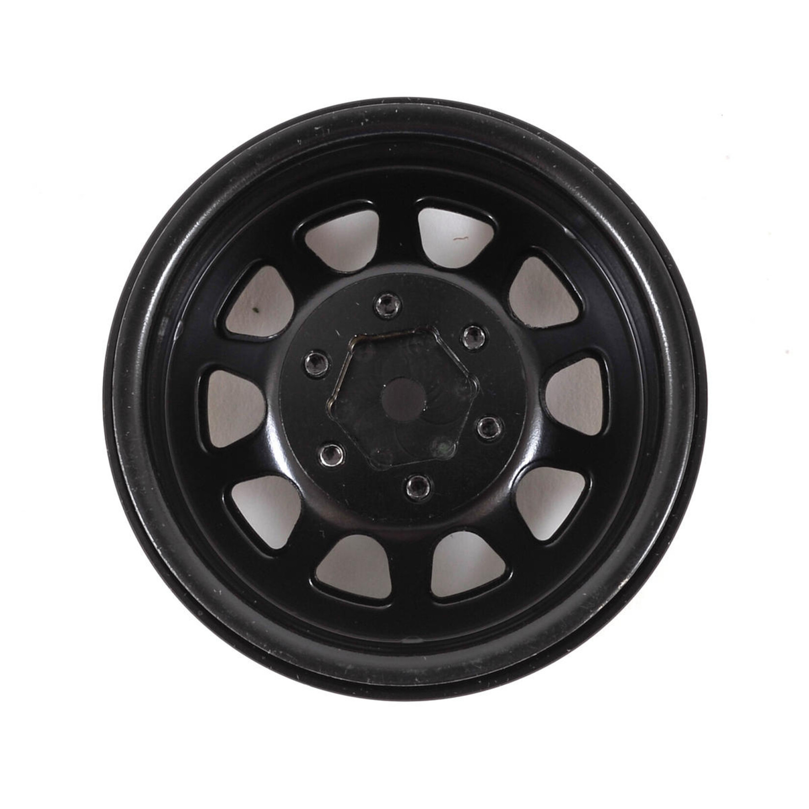 SSD RC #SSD00003 SSD RC D-Hole 1.9" Steel Beadlock Crawler Wheels (Black) (2)