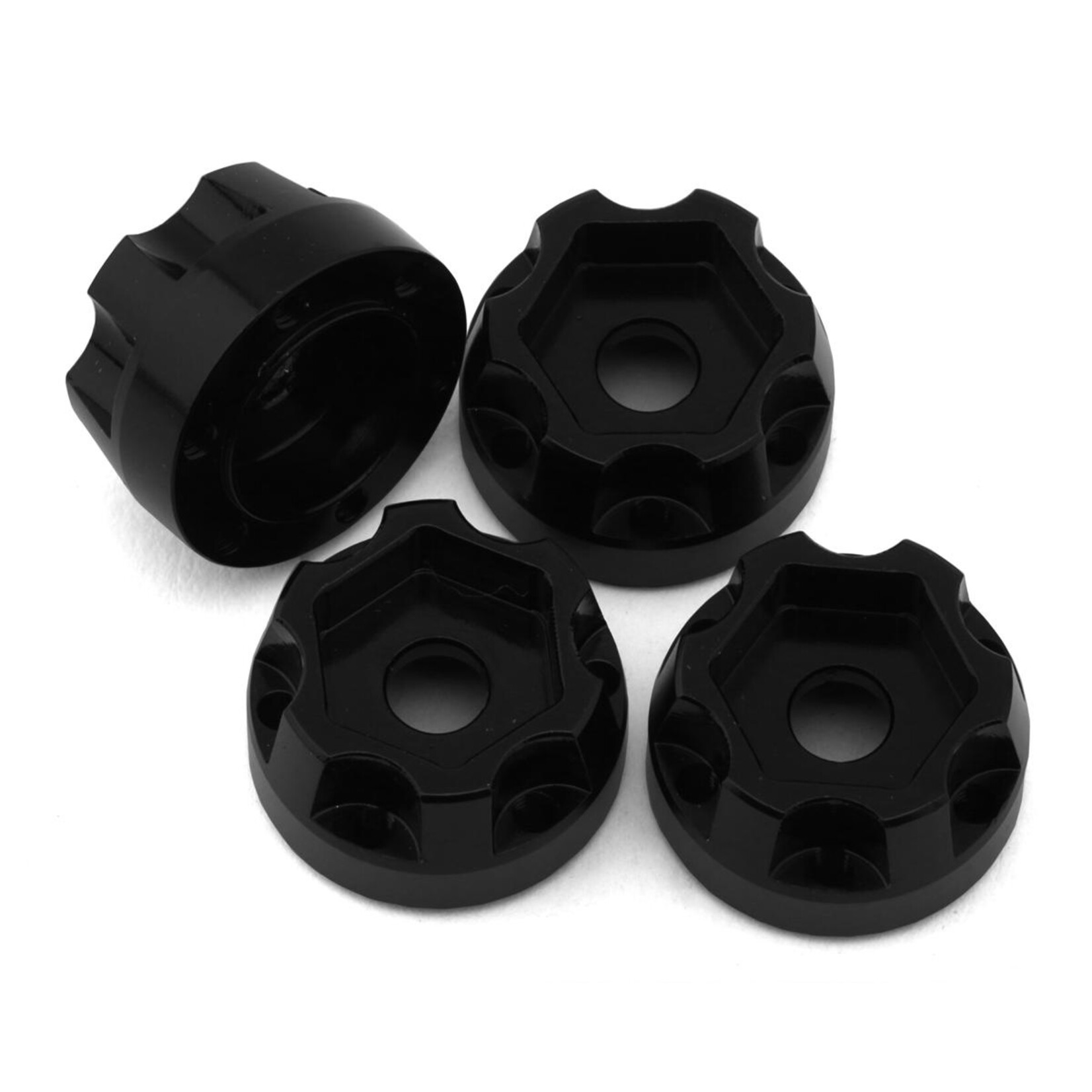 Treal Treal Hobby Type D 1.0" Concave 6-Spoke Beadlock Wheels (Black) (4) #X00396G9MV