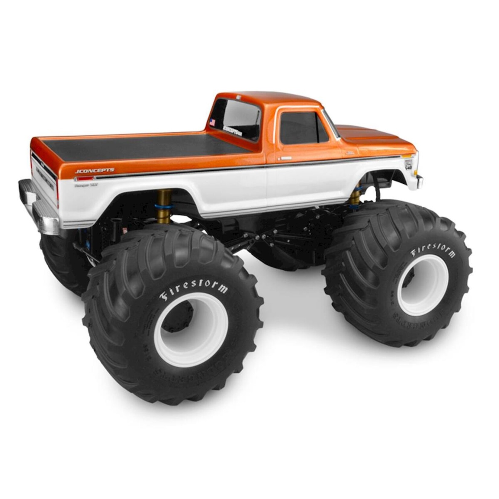 JConcepts #0305 JConcepts 1979 Ford F-250 Monster Truck Body (Clear)