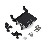 Hot Racing #SXTF28301 Hot Racing Axial SCX24 Aluminum Front & Rear Adjustable Shock Towers (Black)