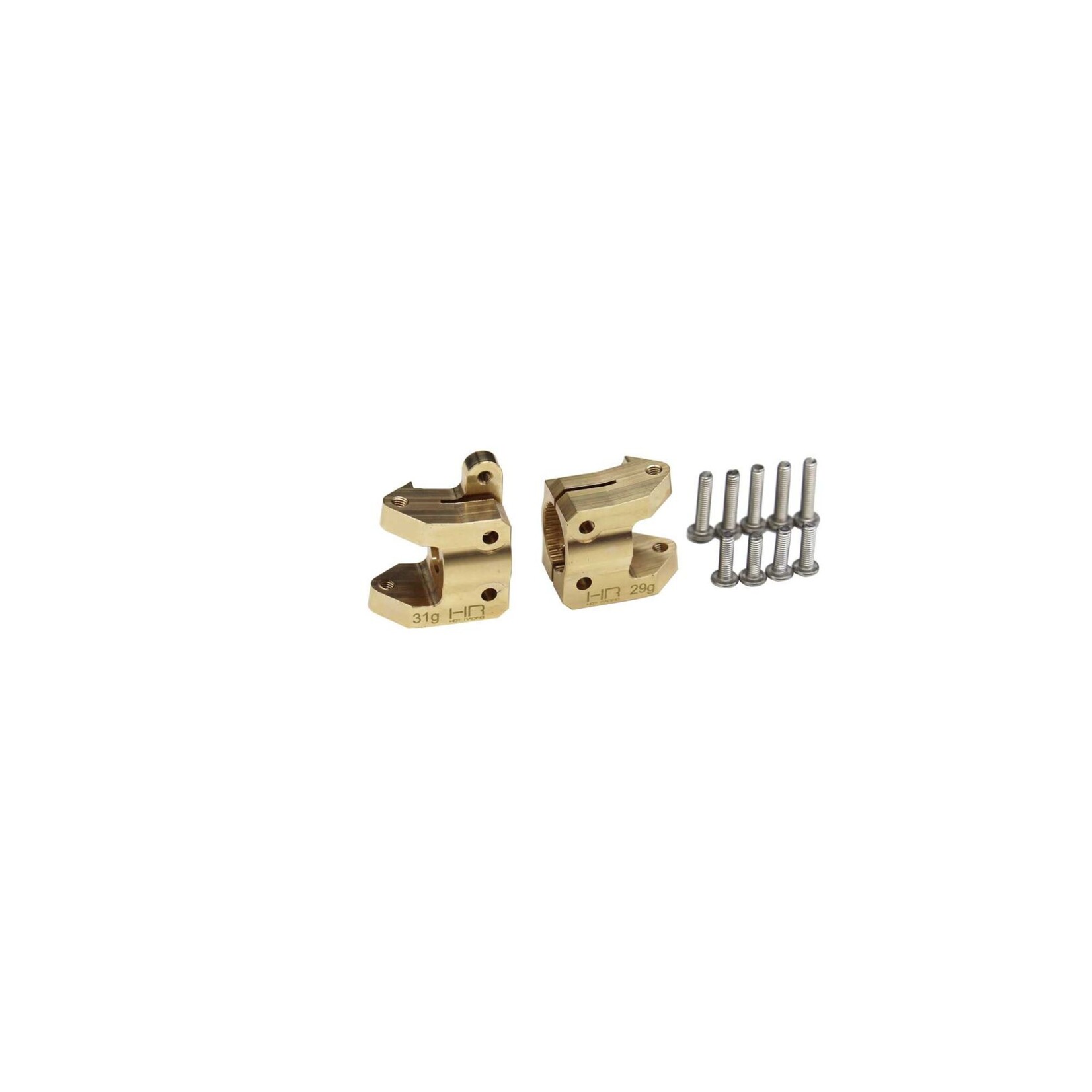 Hot Racing #EDR19H Hot Racing Element Enduro Brass Caster Blocks (29g)