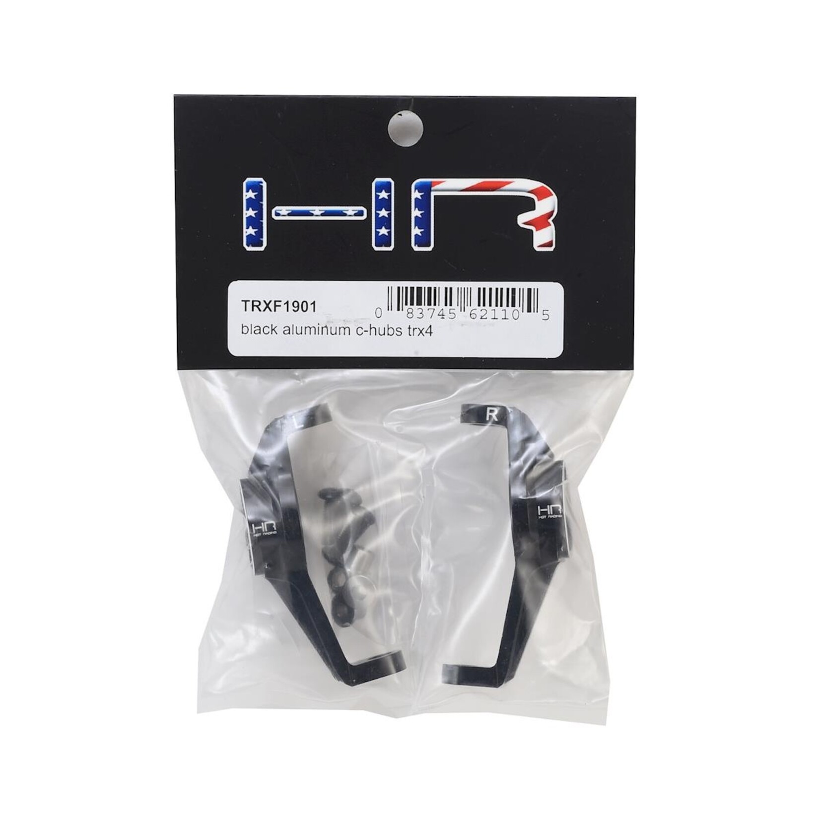 Hot Racing #TRXF1901 Hot Racing Traxxas TRX-4 Aluminum C-Hubs (Black)