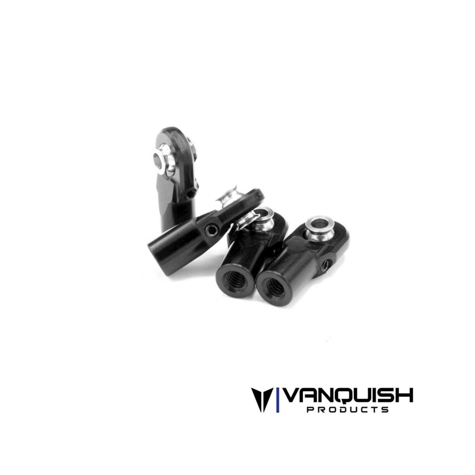 Vanquish Products #VPS08500 Vanquish Products M4 Machined Straight Rod Ends (Black) (4)