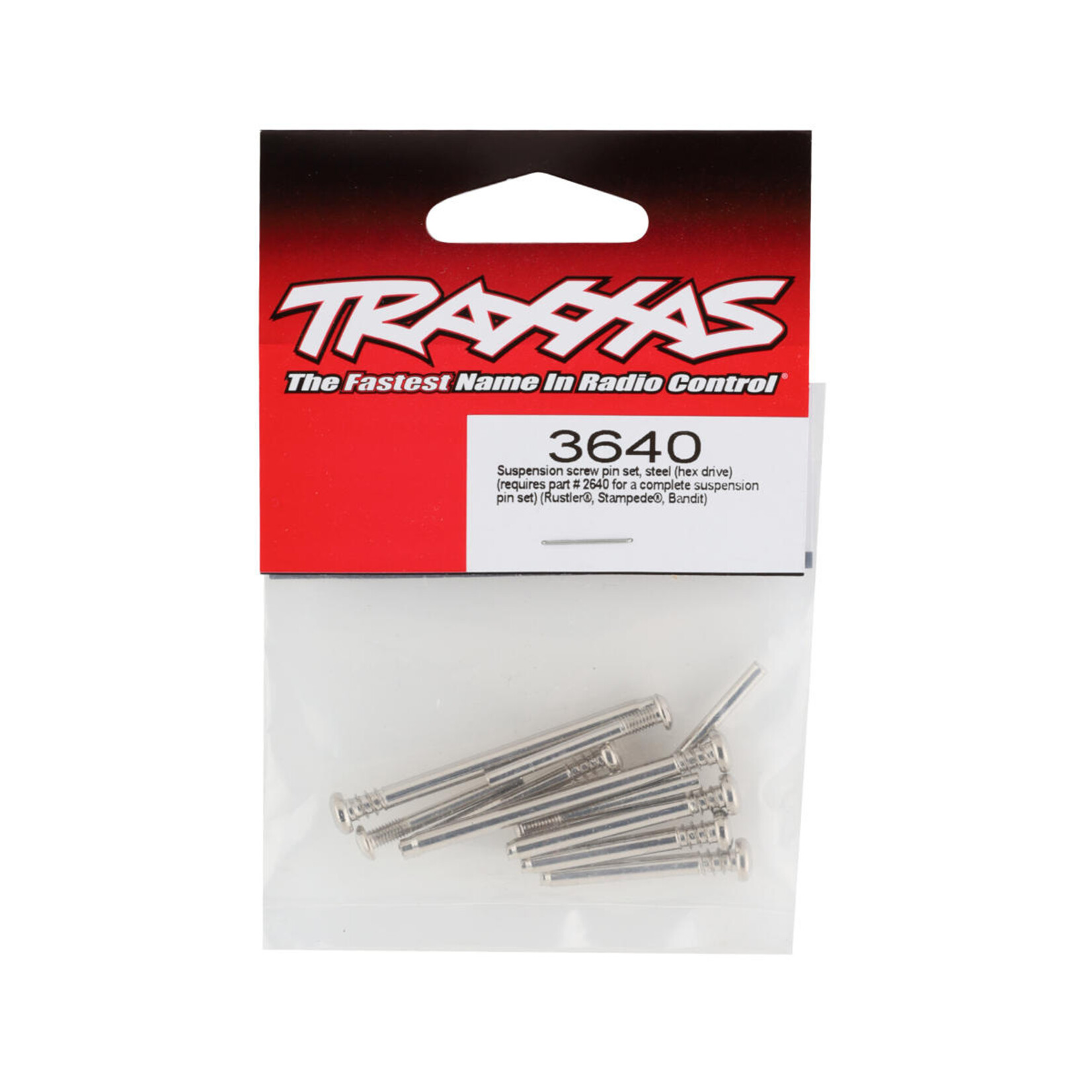 Traxxas #3640 Traxxas Steel Suspension Screw Pin Set (VXL)