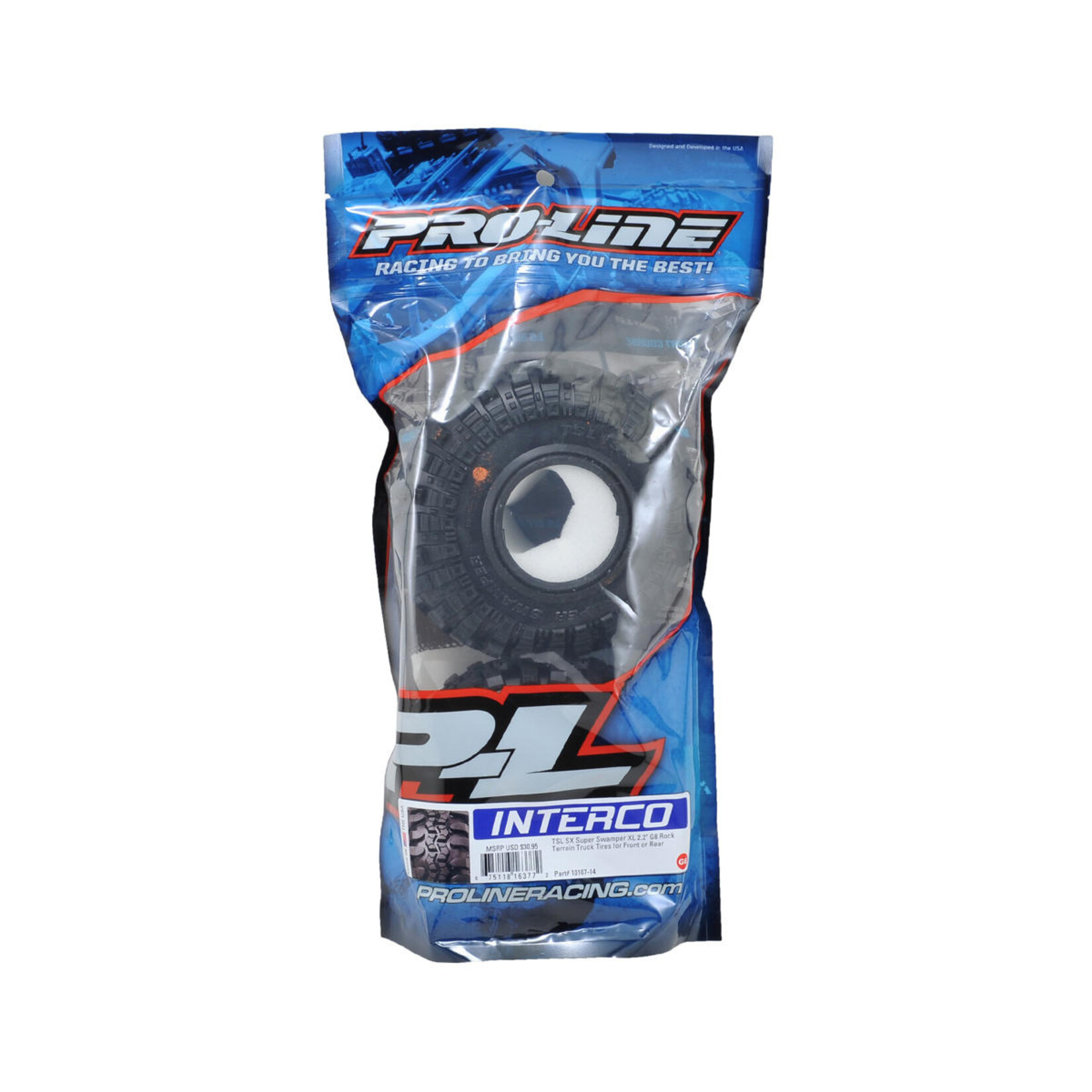 Pro-Line #10107-14  Pro-Line Interco TSL SX Super Swamper XL 2.2" Rock Crawler Tires (2) (G8)