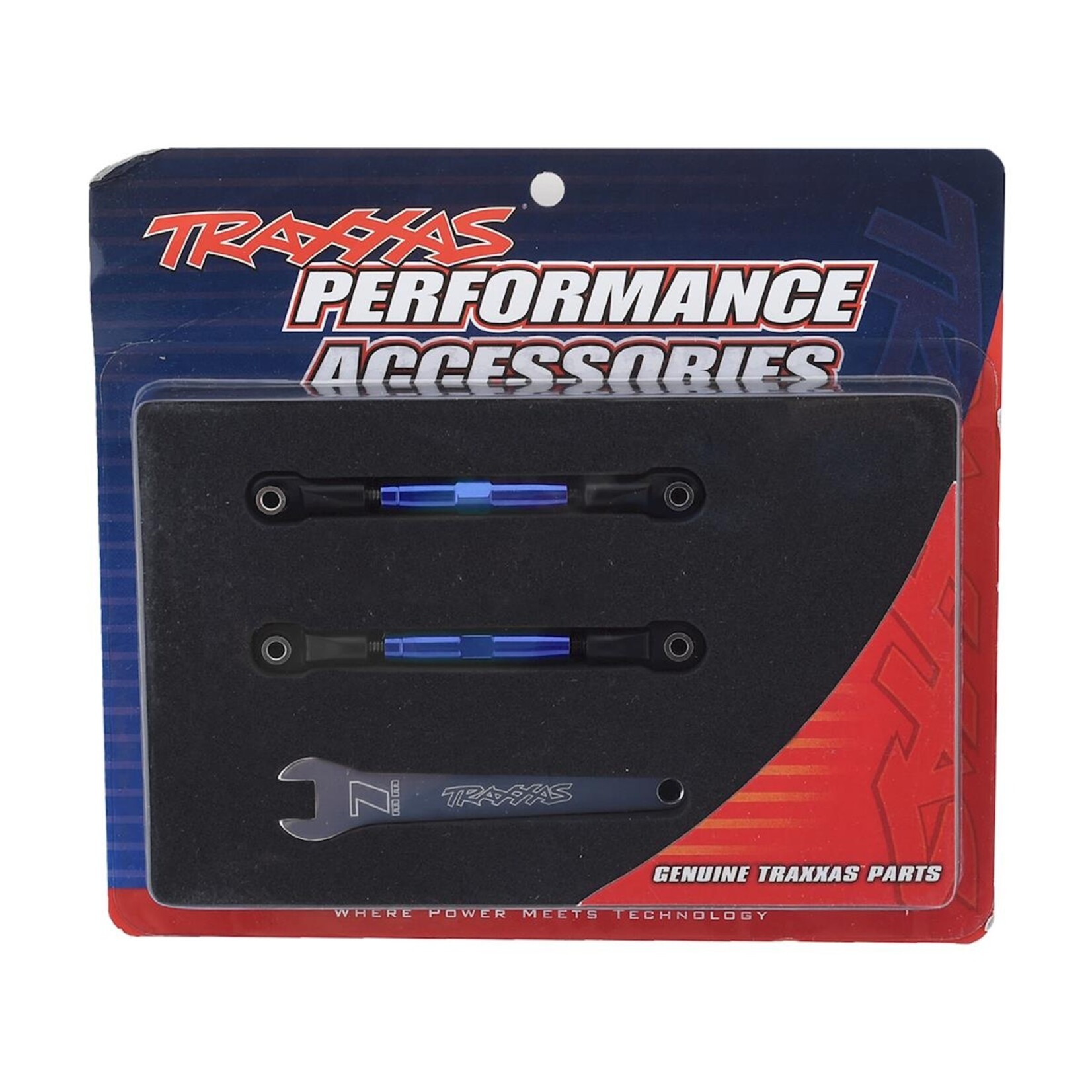 Traxxas #3644X Traxxas Aluminum 39mm Camber Link Turnbuckle (Blue) (2)