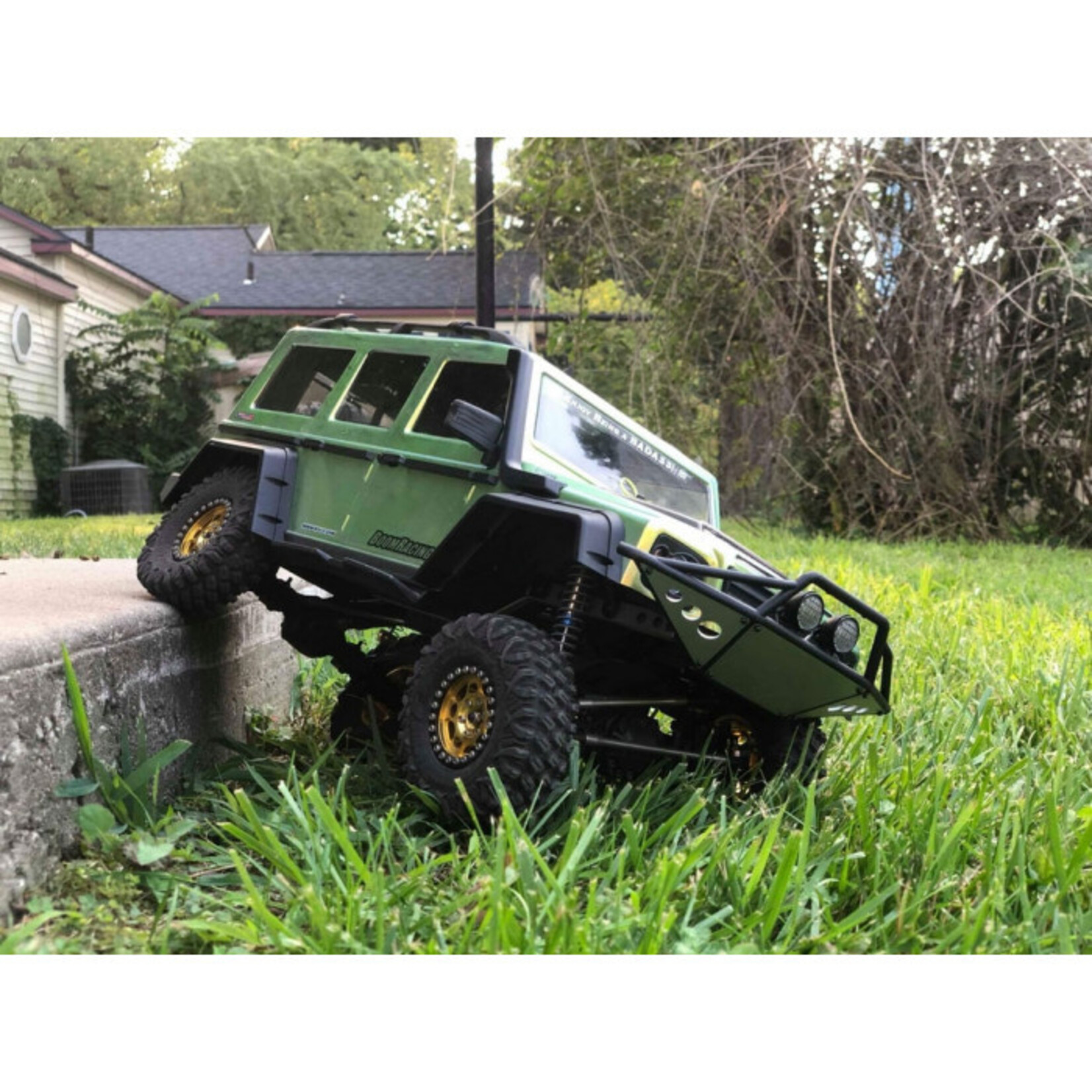 Boom Racing #BRTR19000-SS  Boom Racing Hustler M/T Xtreme 1.9" MC1 Rock Crawling Tires Snail Slime Compound w/2-Stage Foams (Super Soft) (2) #BRTR19000-SS