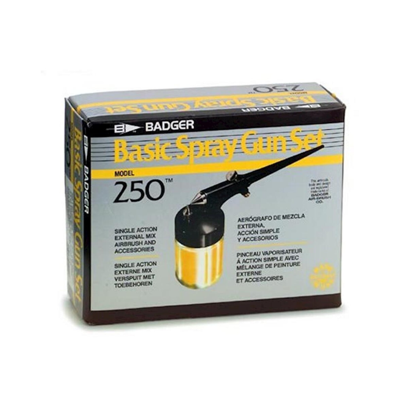 Badger Air-brush Co. 250 Spray Gun Basic Set #250-1 - Hobby Time RC