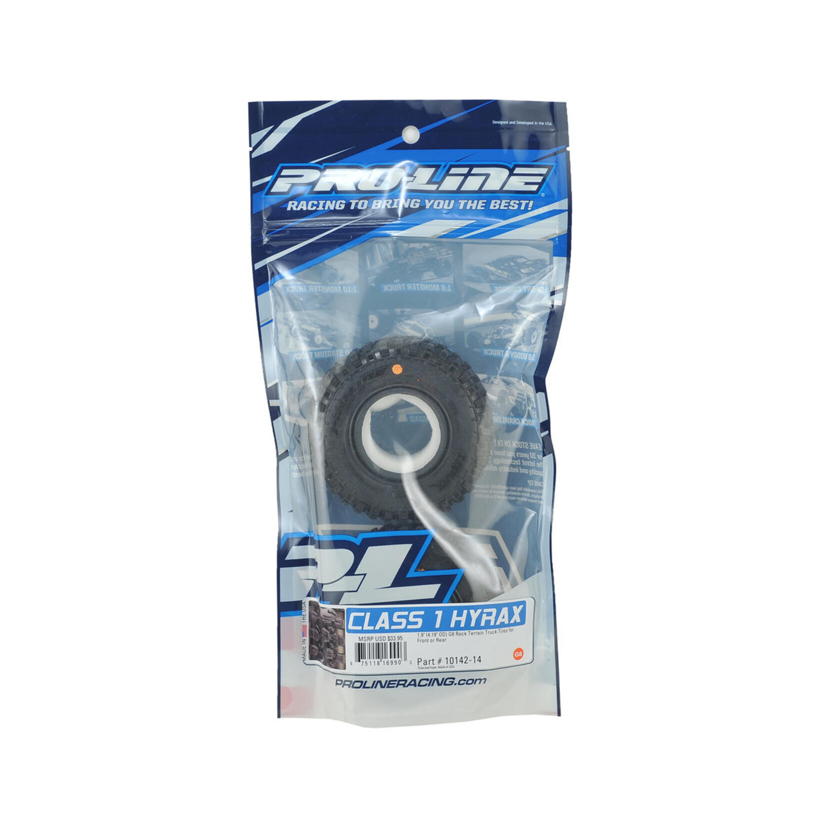Pro-Line #10142-14 Pro-Line Class 1 Hyrax 1.9" Rock Crawler Tires (2) (G8)