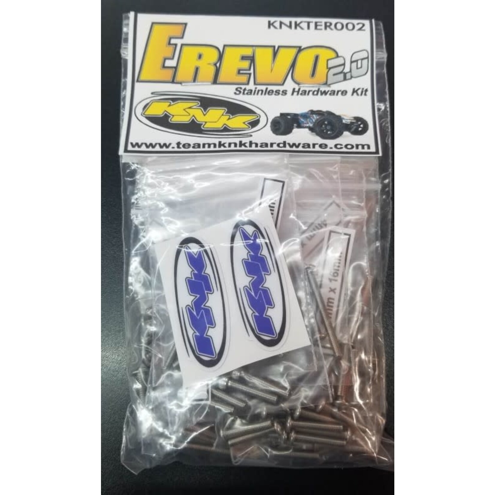 Team KNK #KNKTER002 KNK Traxxas E-Revo 2.0 Stainless Hardware Kit