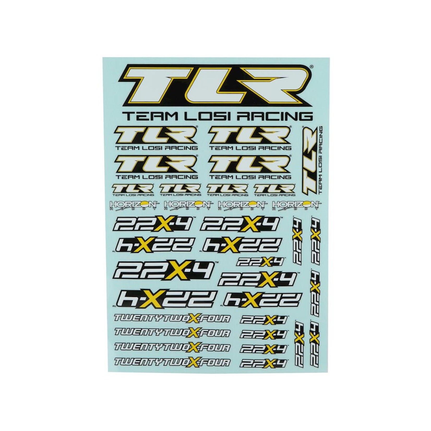 TLR #TLR230016  Team Losi Racing 22X-4 Body & Wing (Clear) (Lighweight)