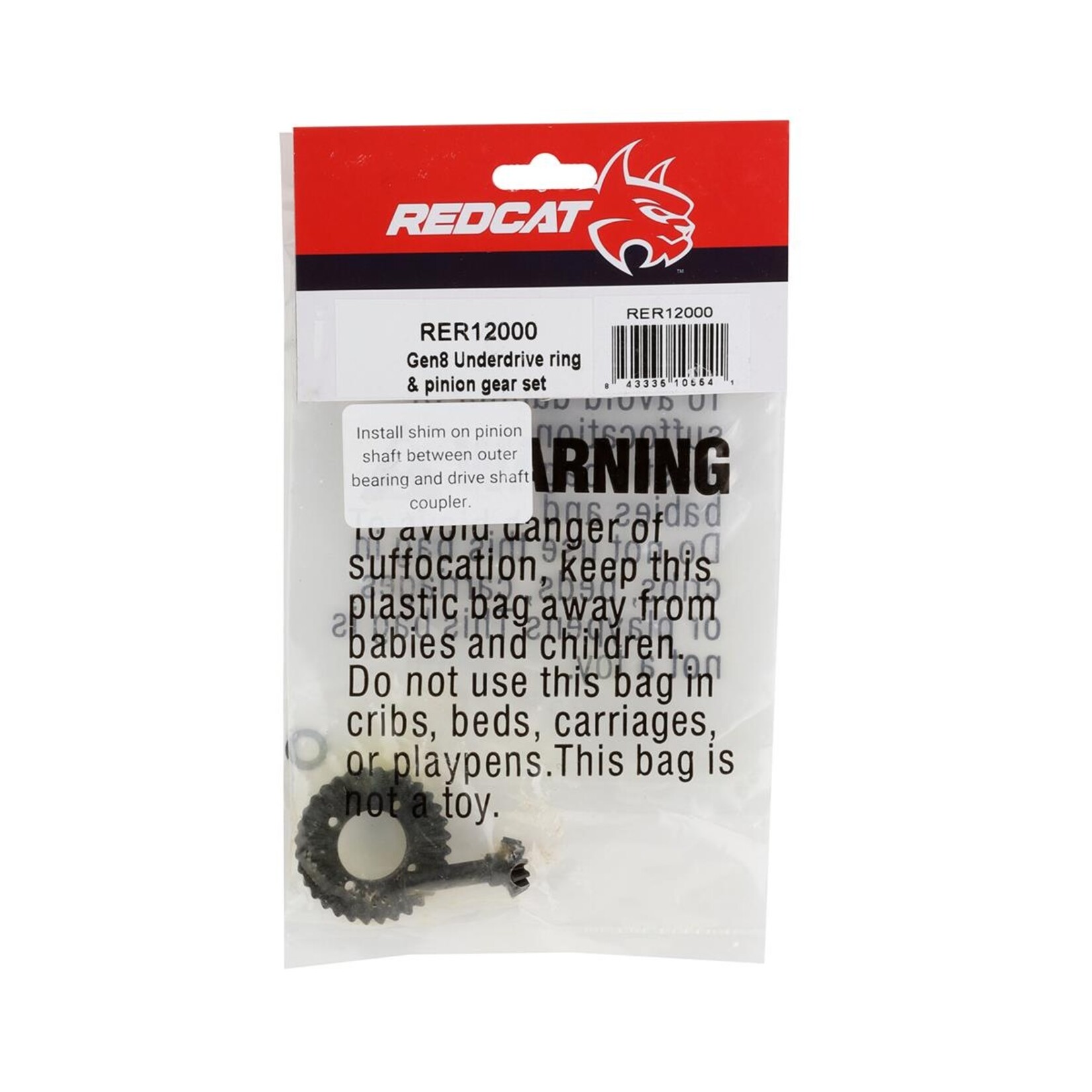 Redcat Racing RedCat Racing Gen8 Underdrive Ring & Pinion Gear Set (32T/10T) #RER12000