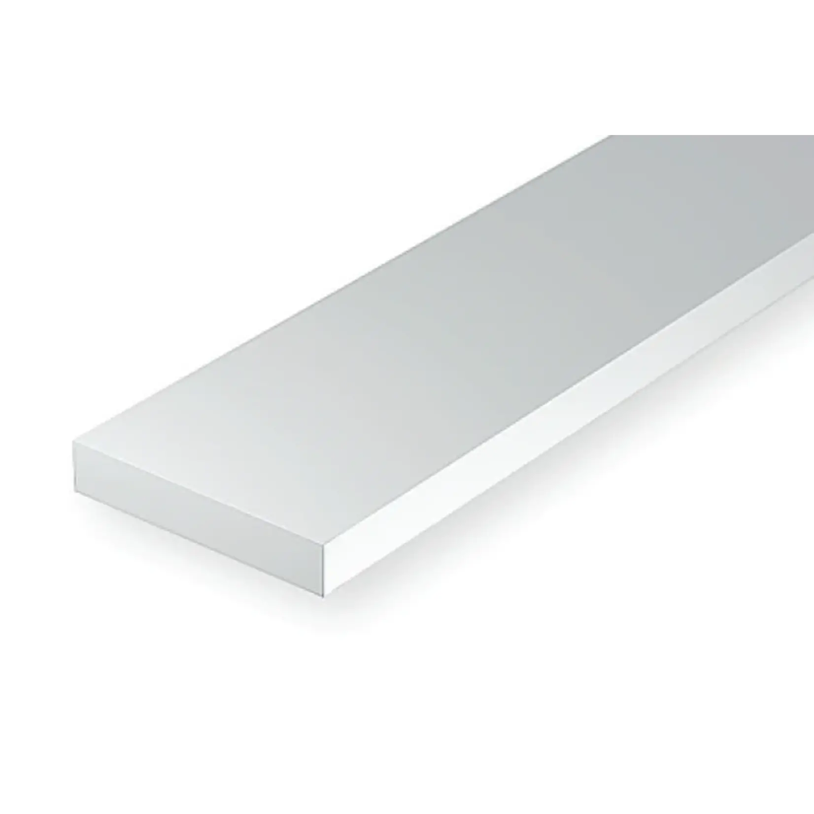 Evergreen Scale Models Evergreen 164 - .080" X .080" OPAQUE WHITE POLYSTYRENE STRIP