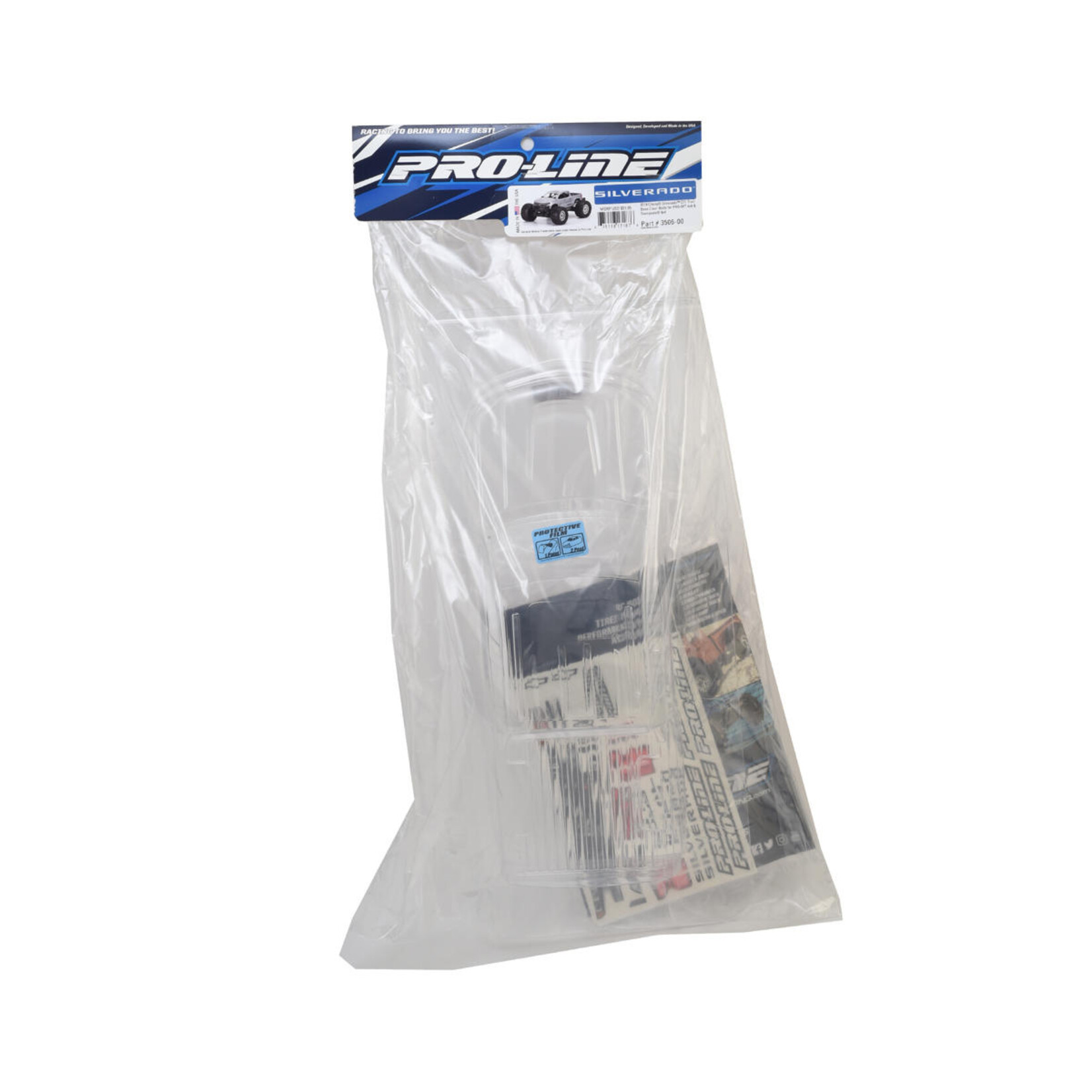 Pro-Line #3506-00 Pro-Line 2019 Chevy Silverado Z71 Trail Boss Body (Clear) (PRO-MT)
