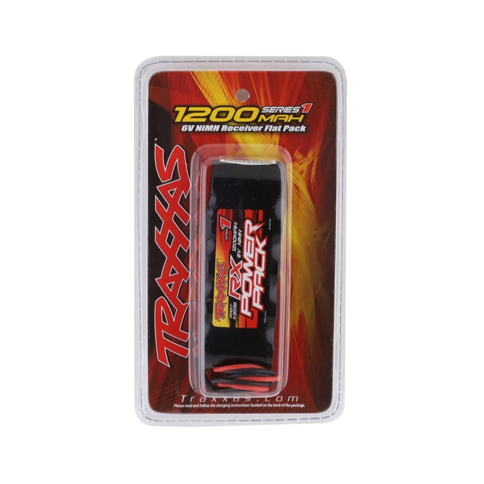 Traxxas #3036 Traxxas 5-Cell Flat Receiver NiMH Battery Pack (6.0V/1100mAh)
