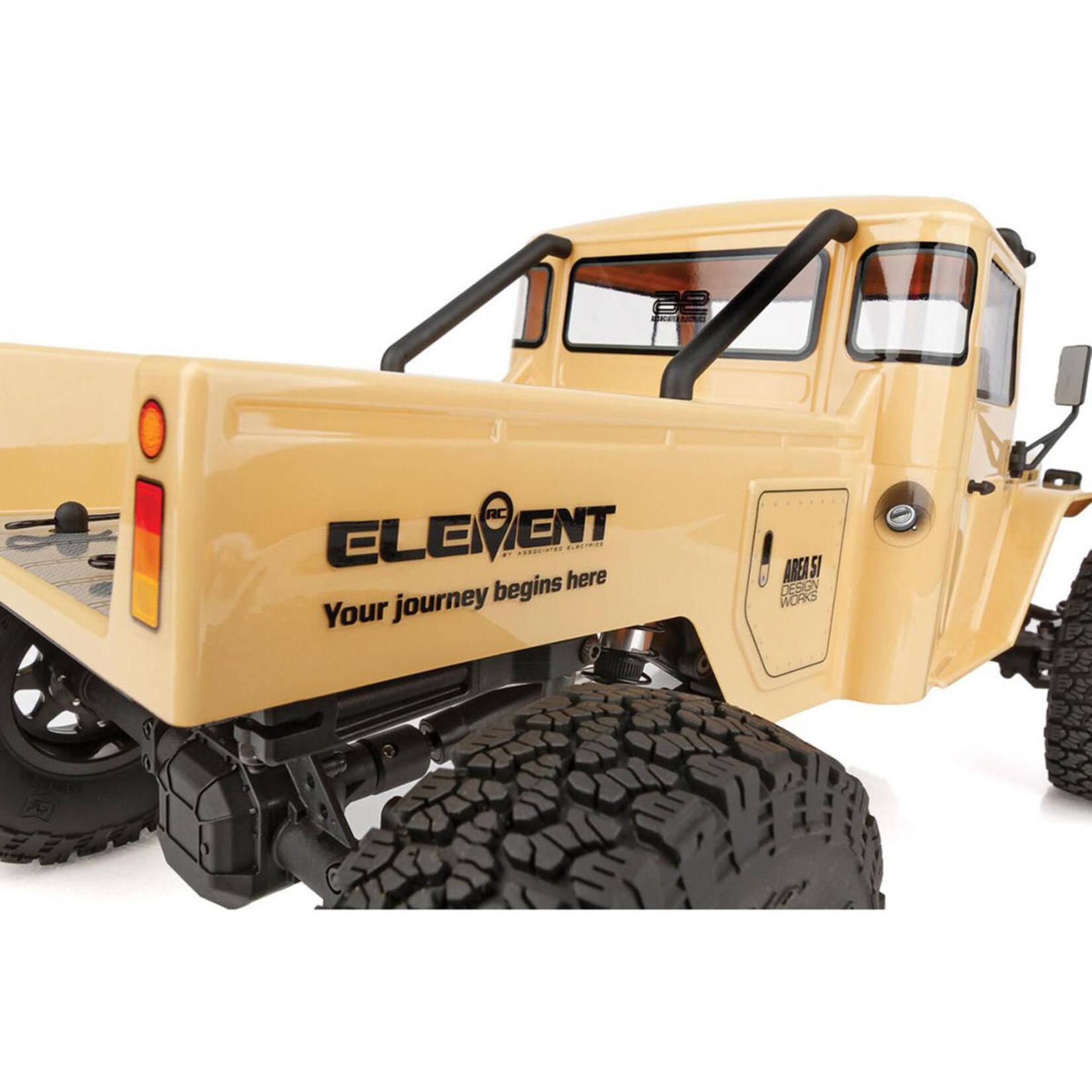 Element RC Element RC Enduro Zuul Trail Truck 4x4 RTR 1/10 Rock Crawler (Tan) w/2.4GHz Radio #40124