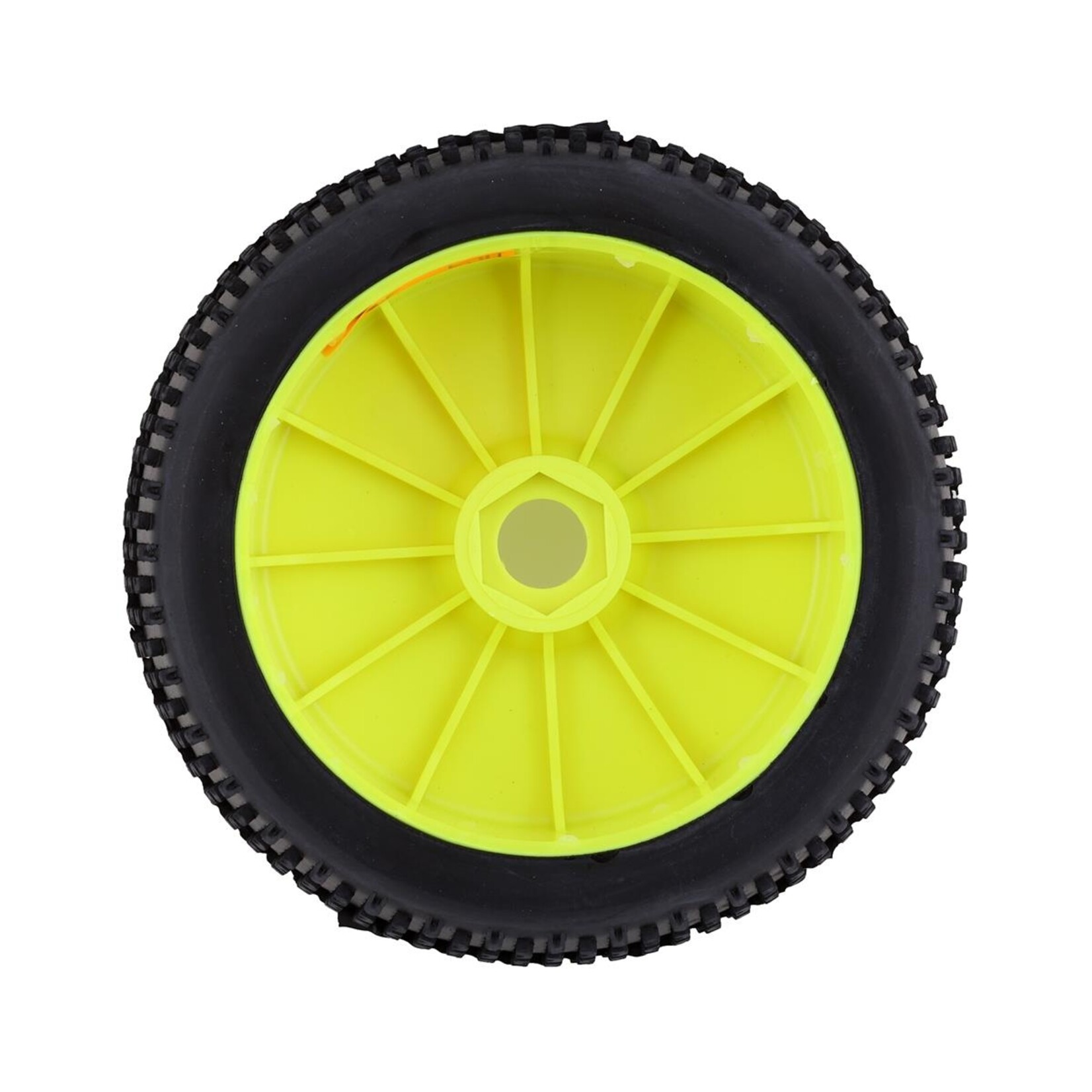 GRP #GBY07A  GRP Easy Pre-Mounted 1/8 Buggy Tires (2) (Yellow) (Soft)