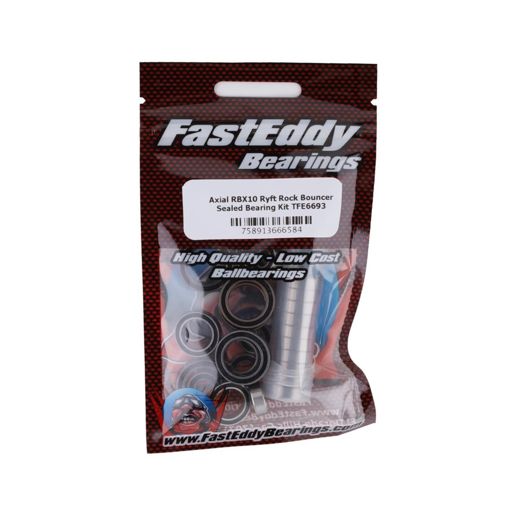 FastEddy #TFE6693 FastEddy Axial RBX10 Ryft Rock Bouncer Sealed Bearing Kit