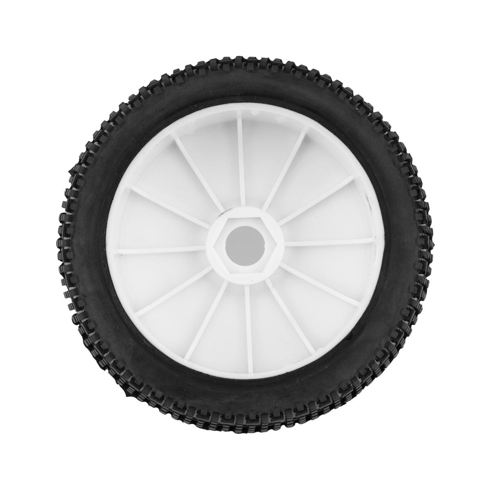 GRP #GBX11B  GRP Plus Pre-Mounted 1/8 Buggy Tires (2) (White) (Medium)