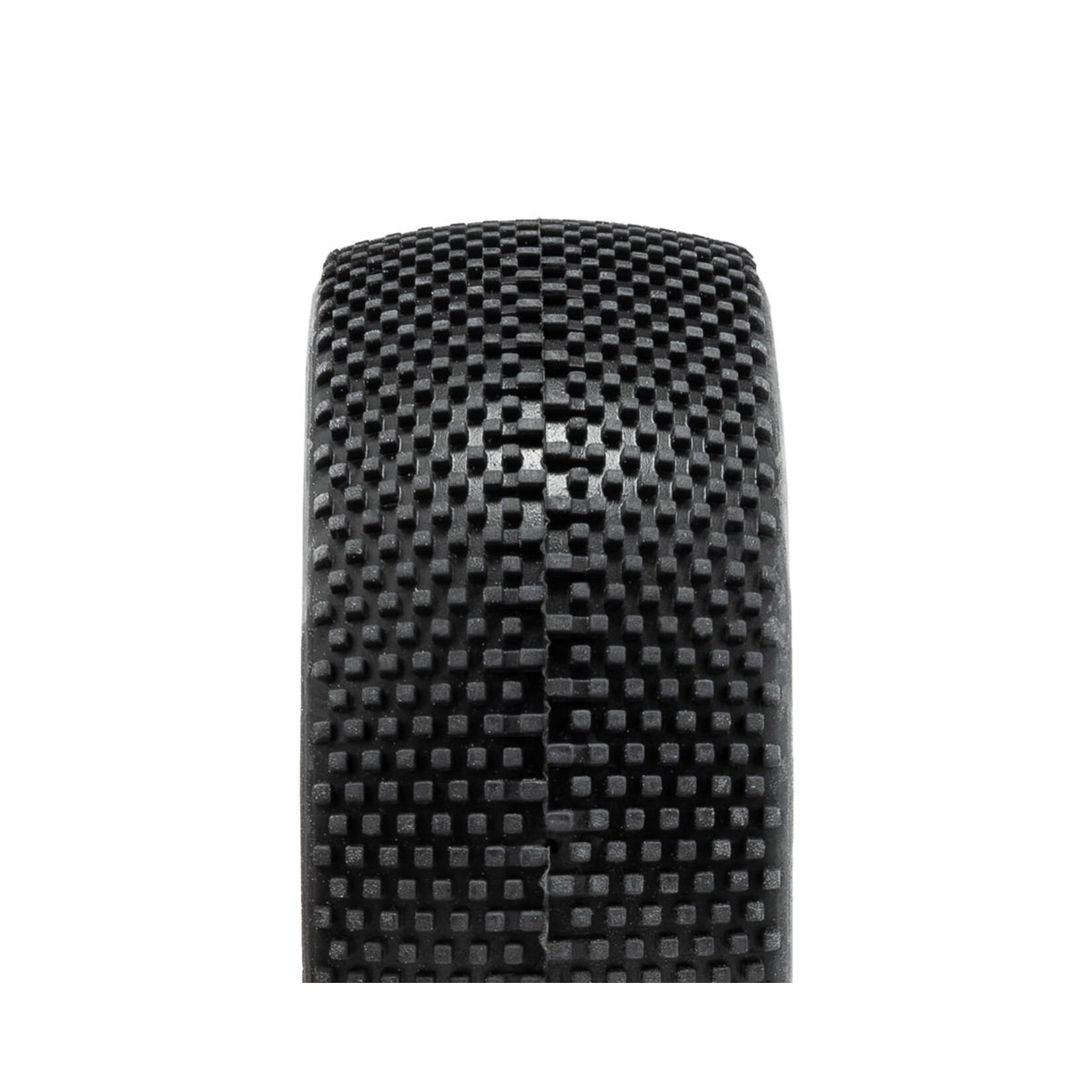 GRP #GBX03B  GRP Cubic Pre-Mounted 1/8 Buggy Tires (2) (White) (Medium)