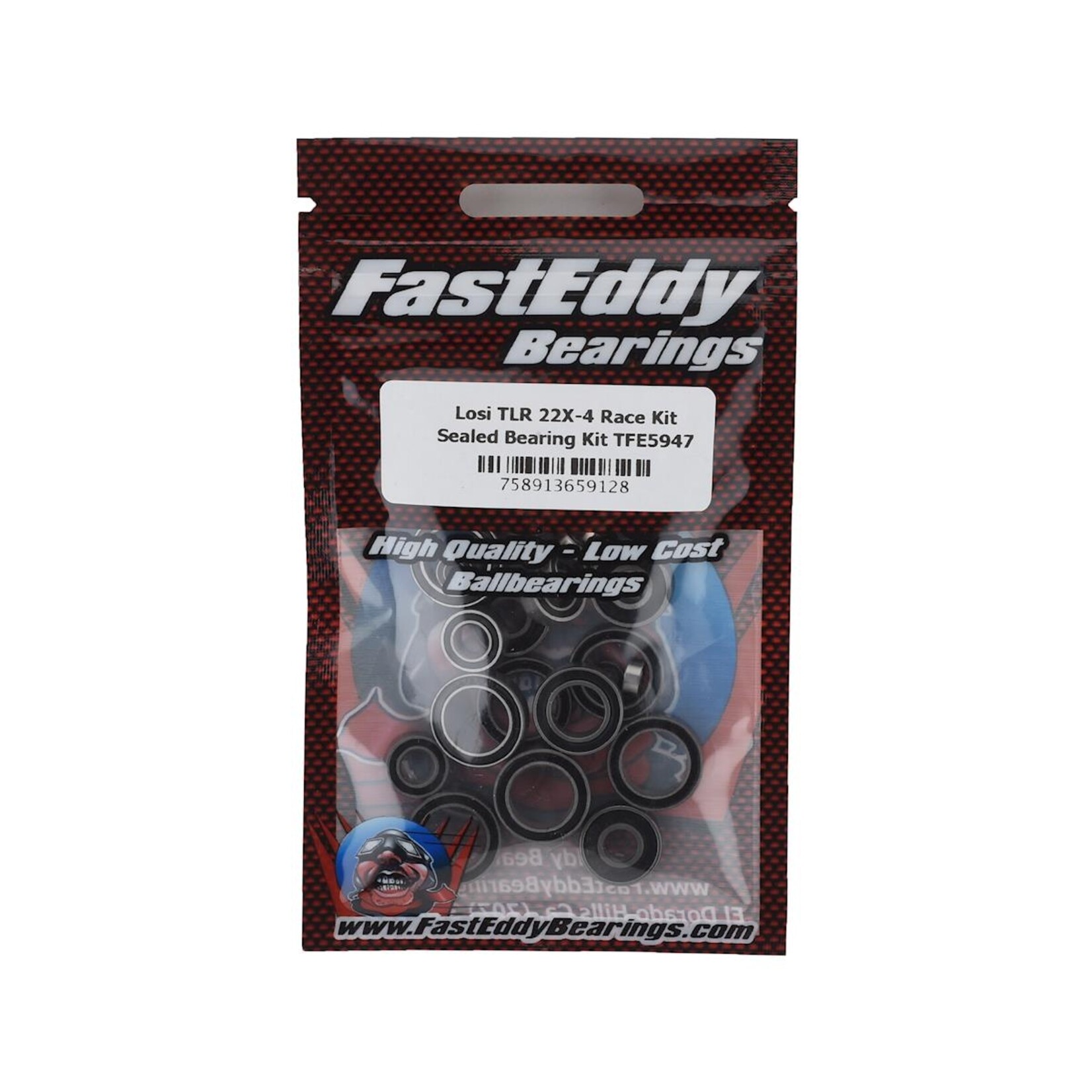 FastEddy FastEddy Losi TLR 22X-4 Race Kit Sealed Bearing Kit #TFE5947