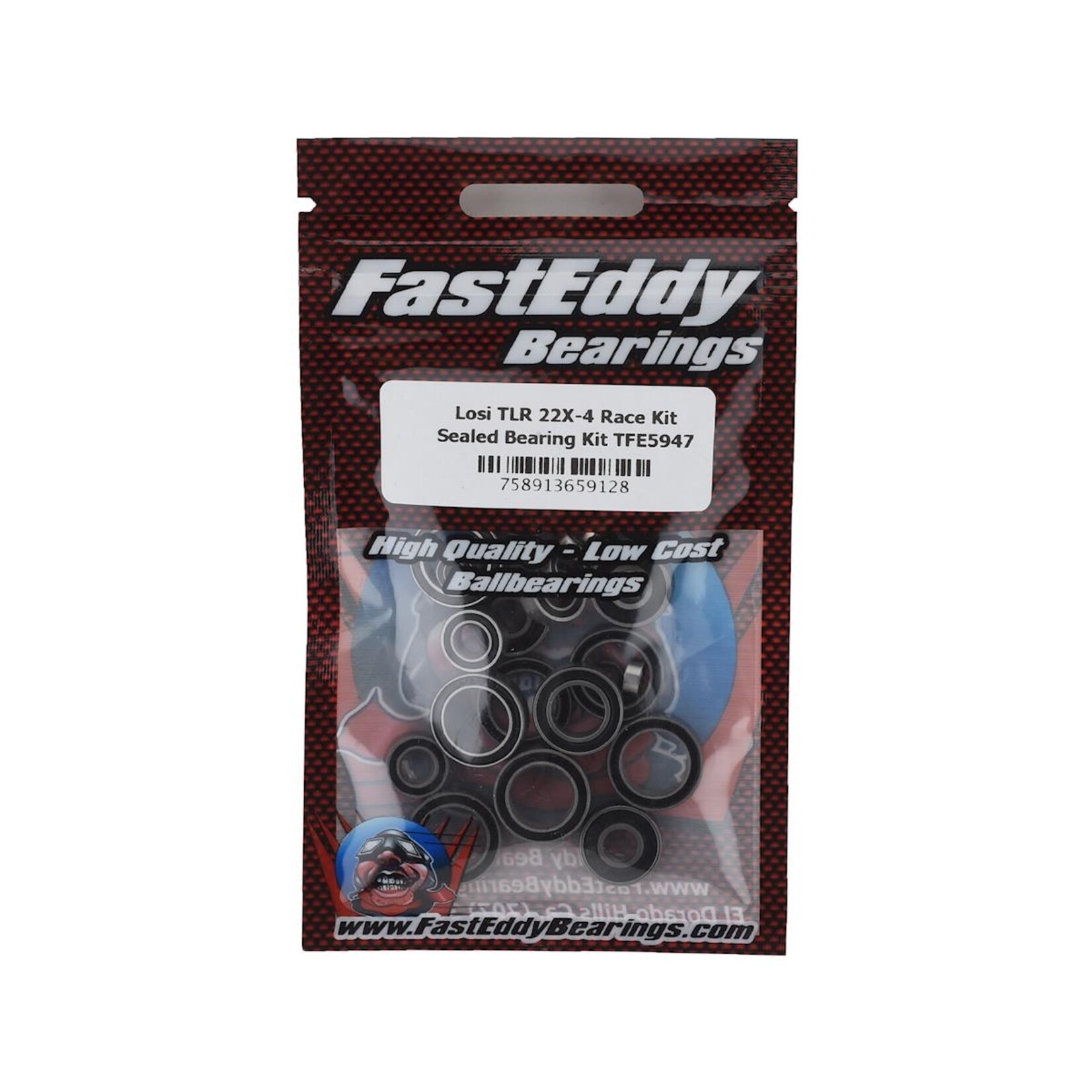 FastEddy #TFE5947  FastEddy Losi TLR 22X-4 Race Kit Sealed Bearing Kit