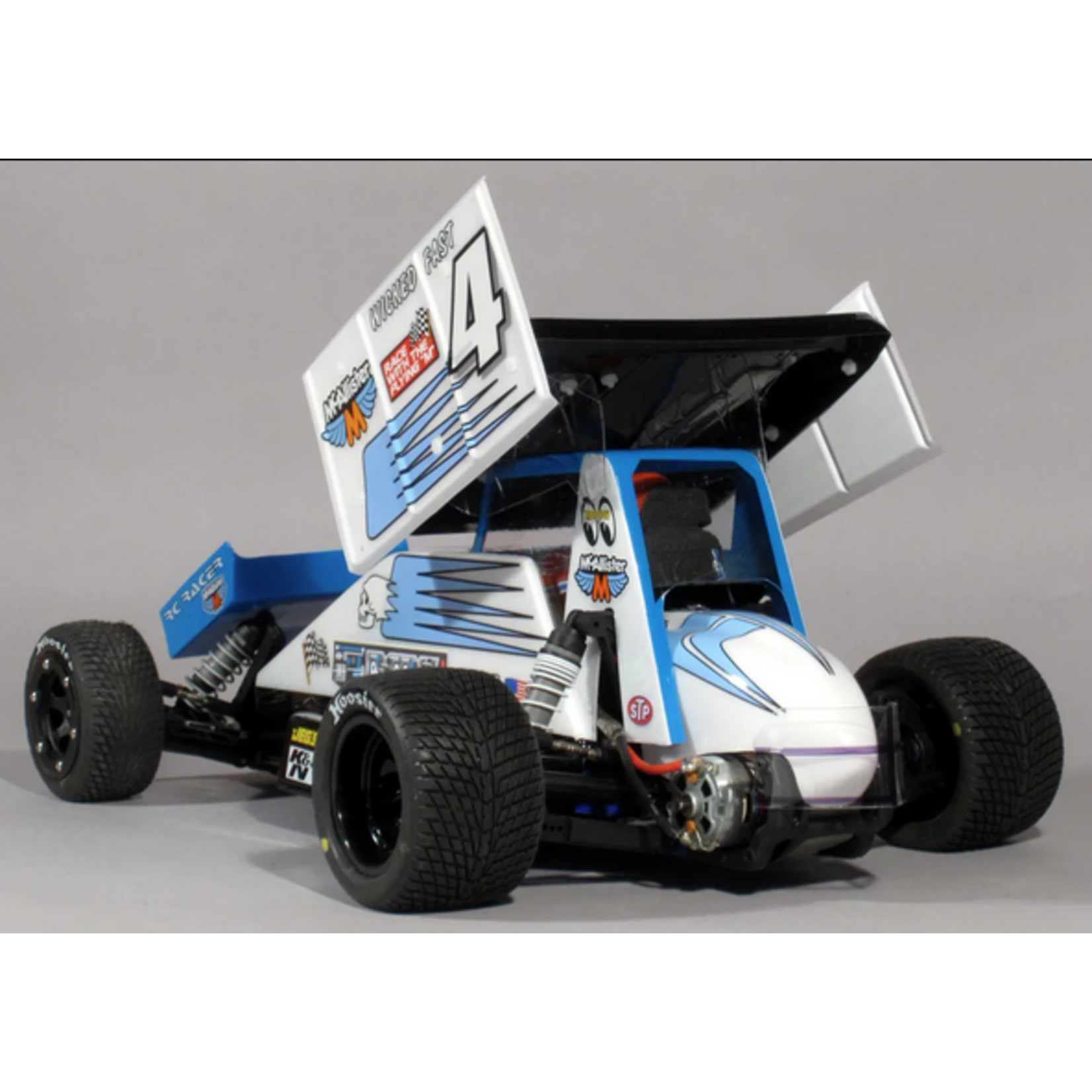 McAllister Racing #451 McAllister Racing 1/10 Scale 7" Sprint Wing (Clear)