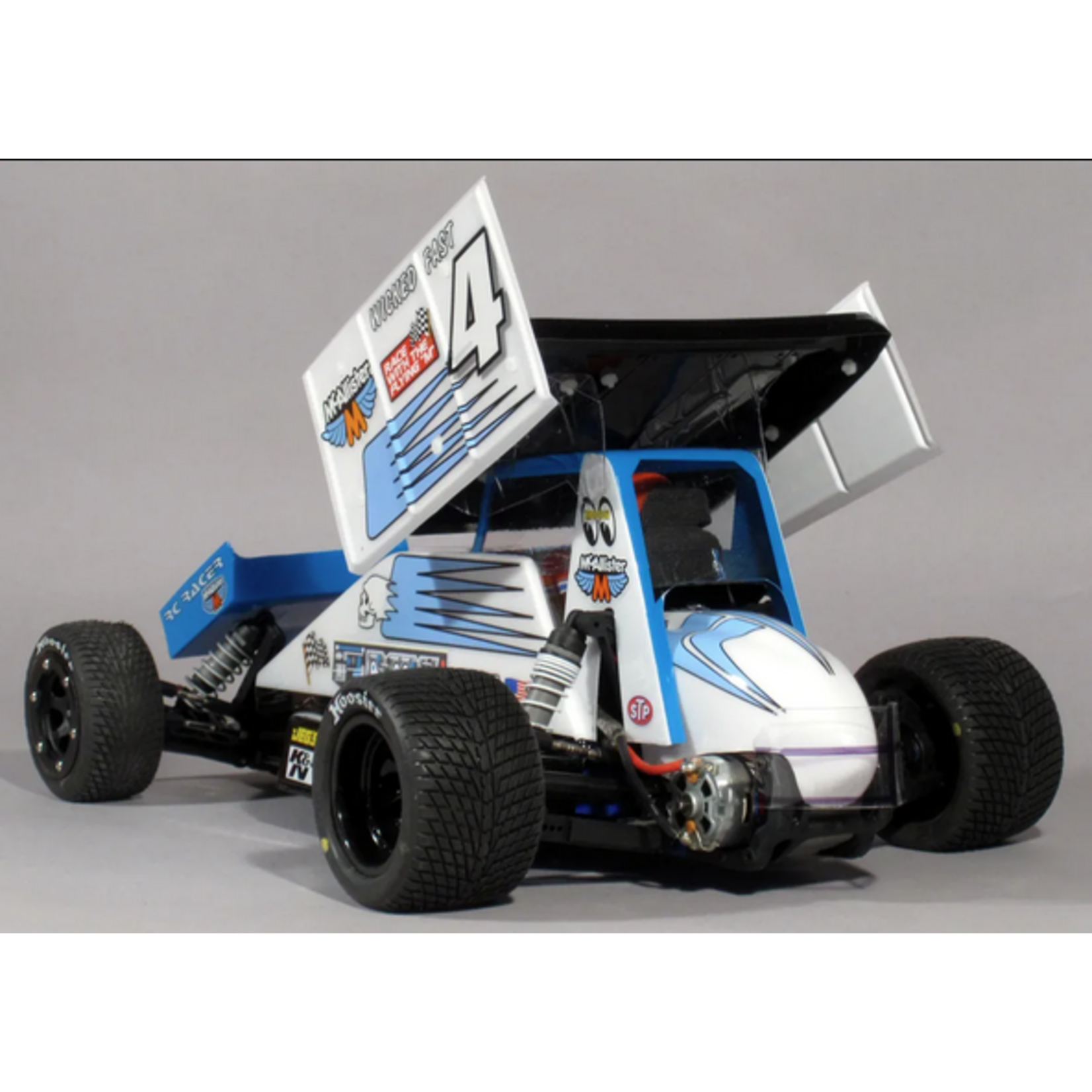 McAllister Racing McAllister Racing 1/10 Scale 7" Sprint Wing (Clear) #451
