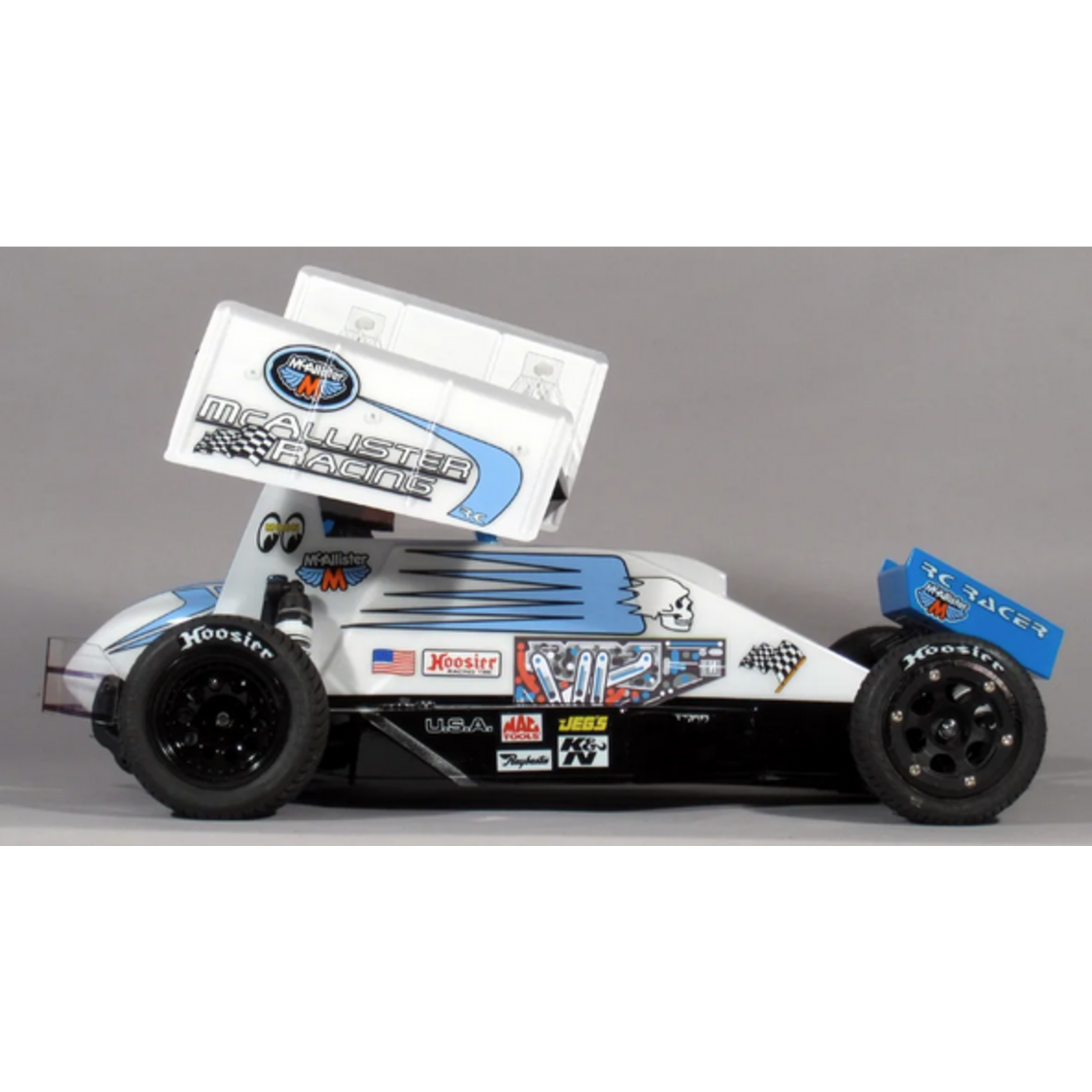 McAllister Racing McAllister Racing 1/10 Scale 7" Sprint Wing (Clear) #451