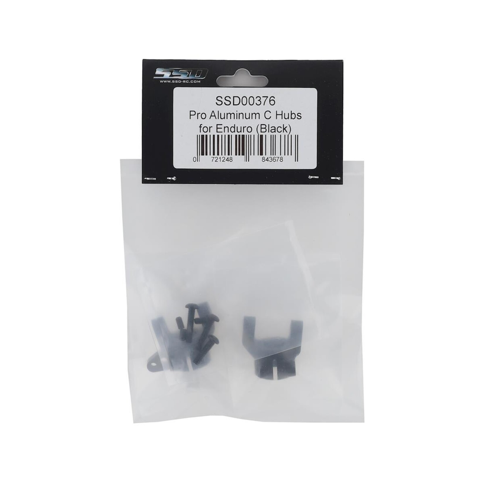 SSD RC #SSD00376 SSD RC Enduro Pro Aluminum C-Hubs (Black)