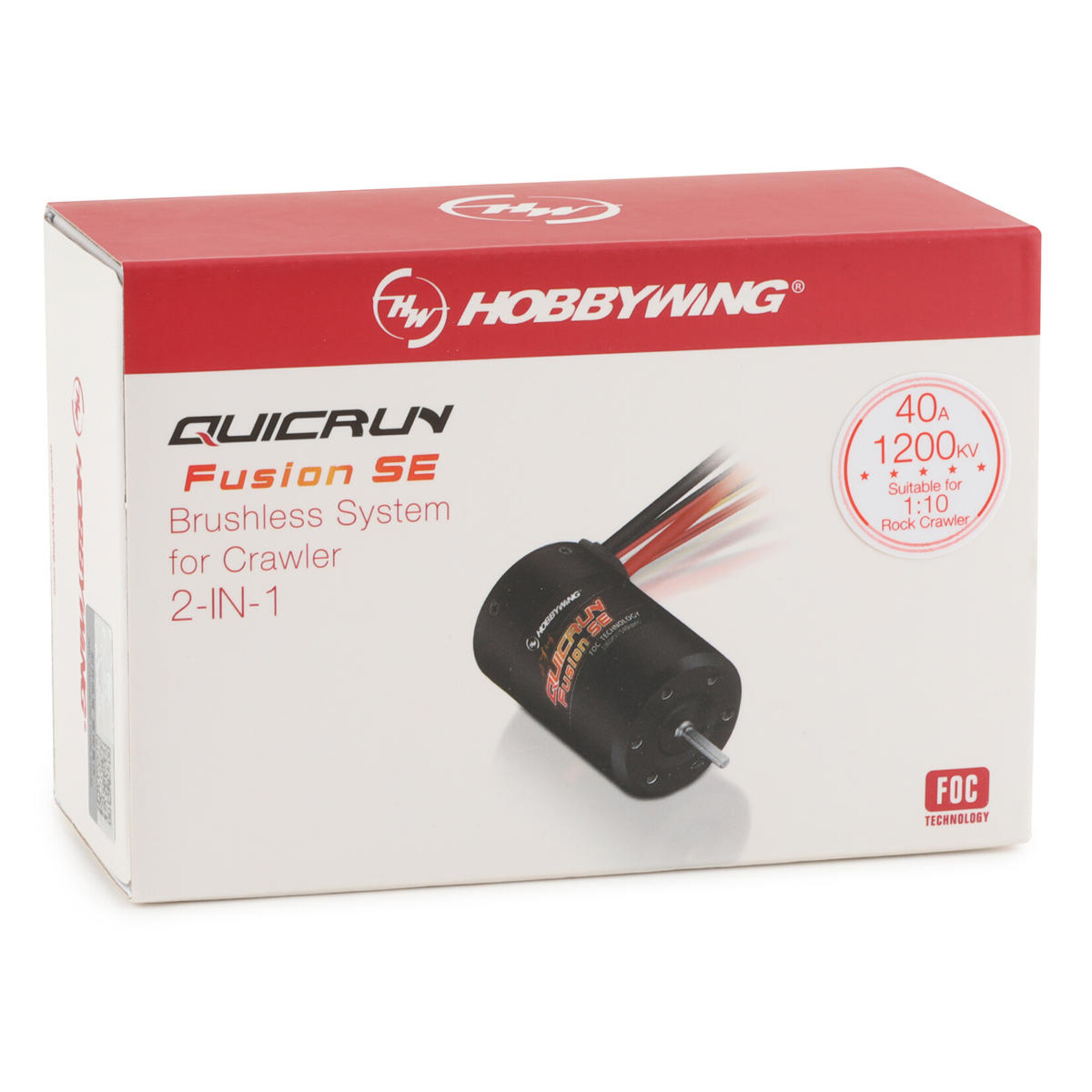 Hobbywing #30404318 Hobbywing QuicRun Fusion SE FOC 2-in-1 Crawler Brushless ESC & Motor System (1200Kv) (540 Spec)