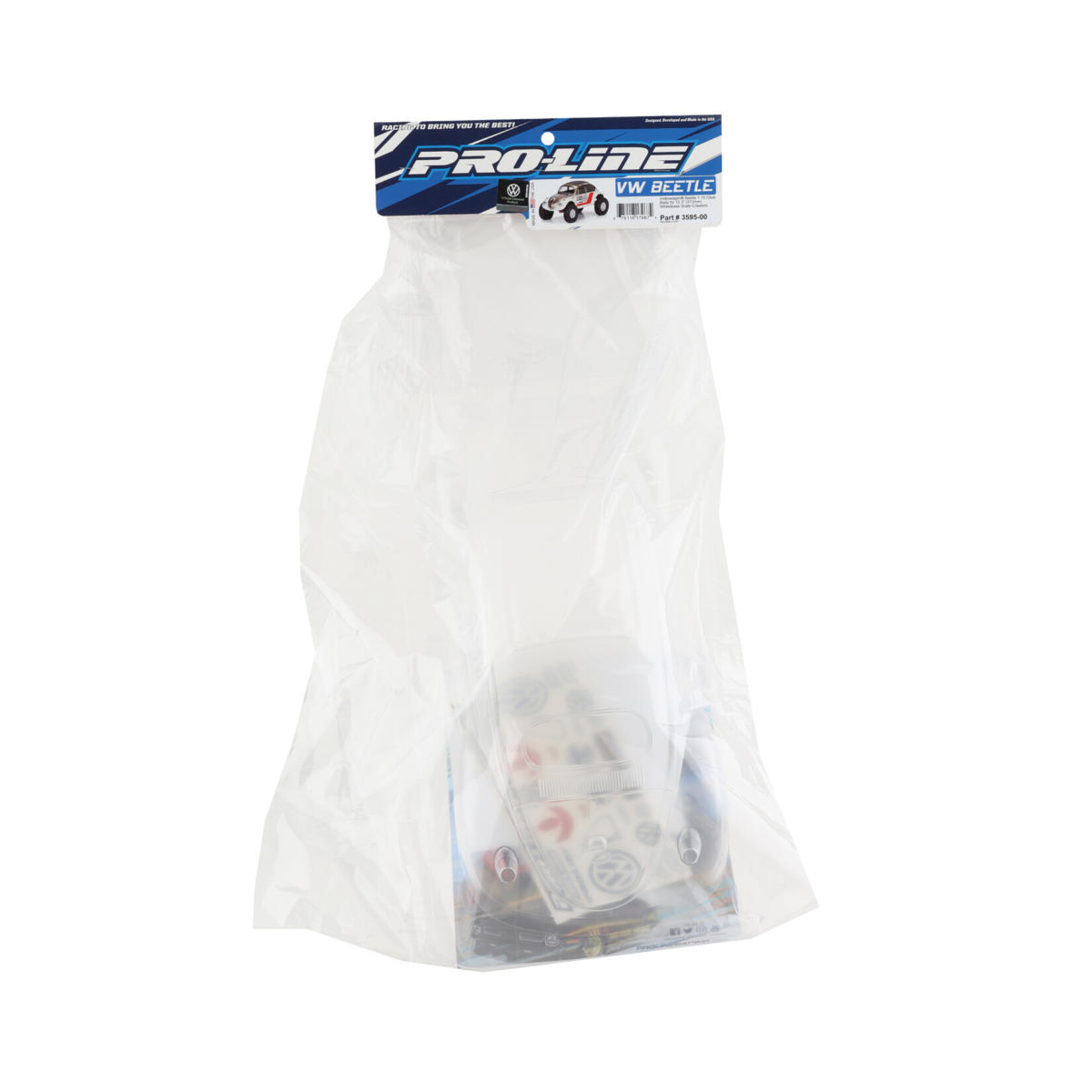 Pro-Line #PRO359500 Pro-Line Volkswagen Beetle 12.3" Rock Crawler Body (Clear)