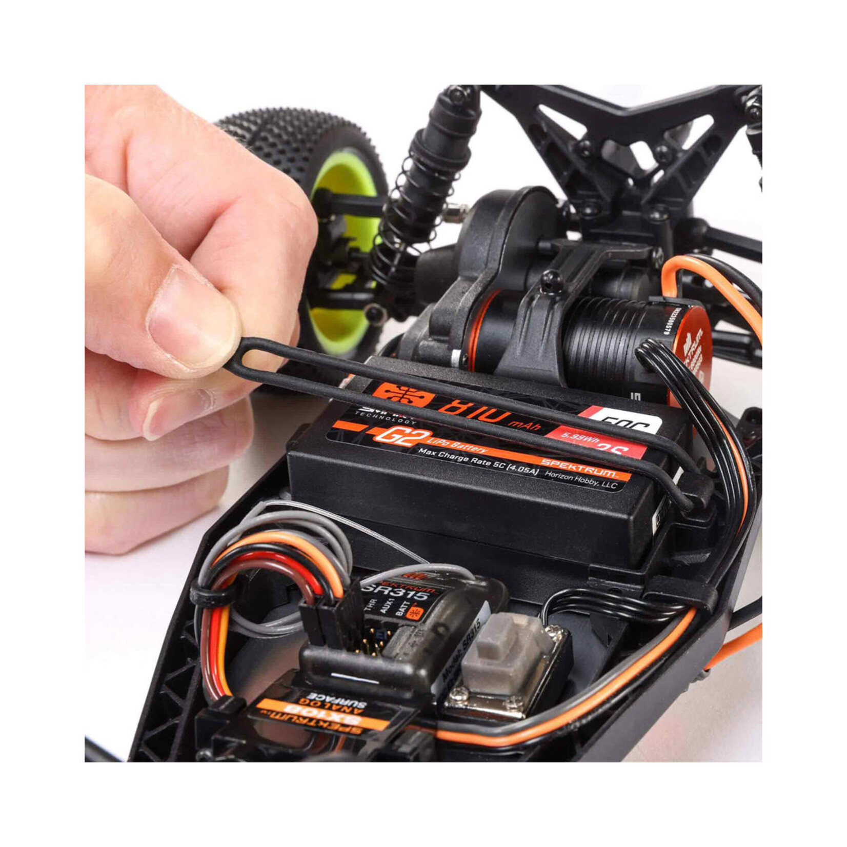 Losi #LOS01024T2 Losi Mini-B 1/16 RTR Brushless 2WD Buggy (Blue) w/2.4GHz Radio, Battery & Charger