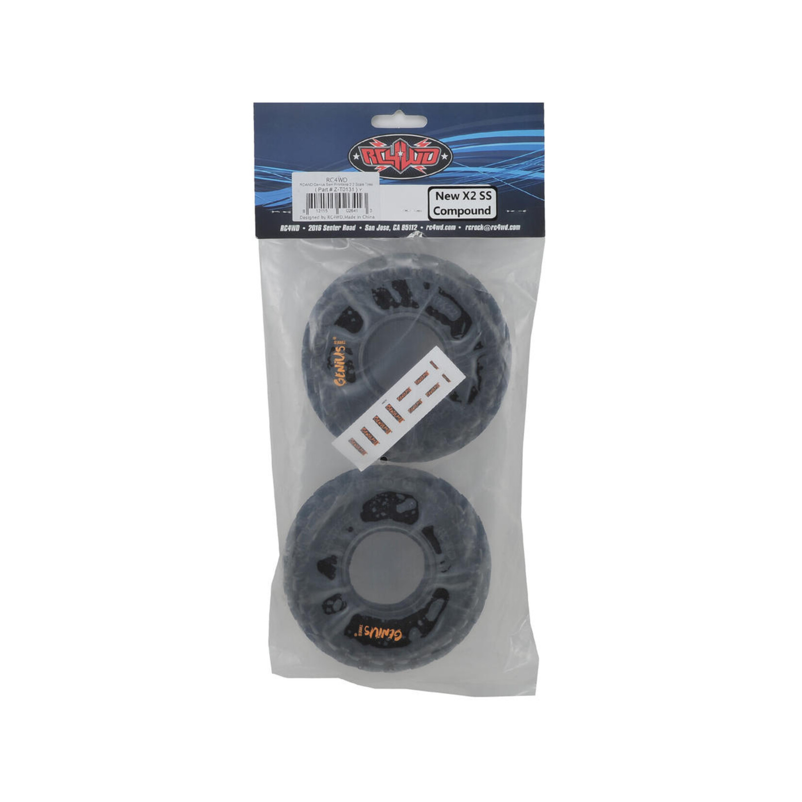 RC4WD RC4WD Genius Sem Fronteira 2.2" Scale Tires (2) (X2) #Z-T0131