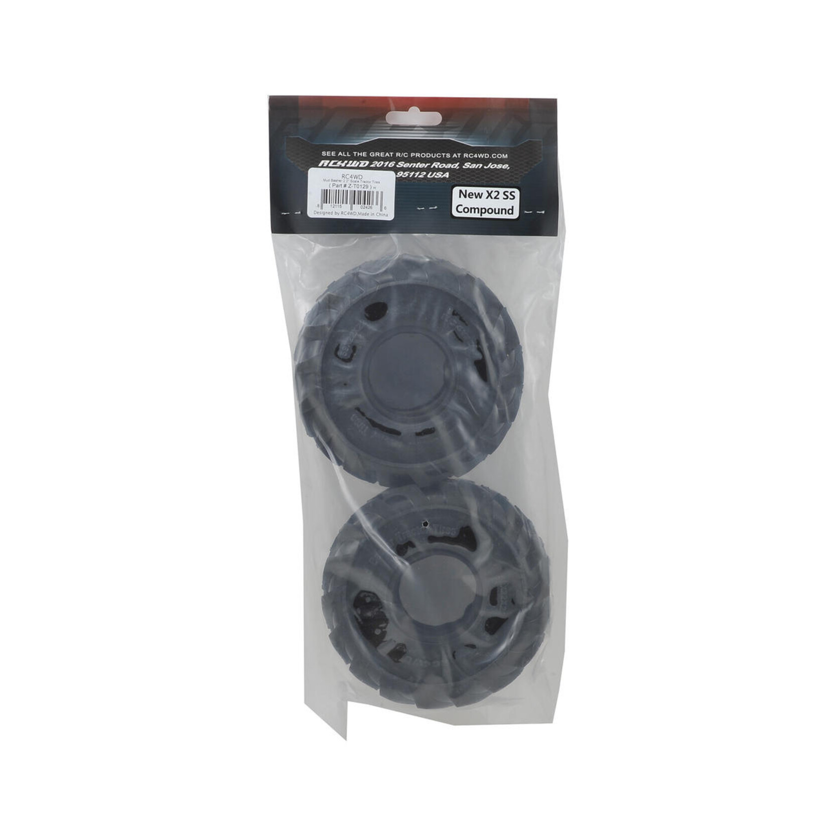 RC4WD RC4WD Mud Basher 2.2" Scale Tractor Tires (2) (X2) #Z-T0129