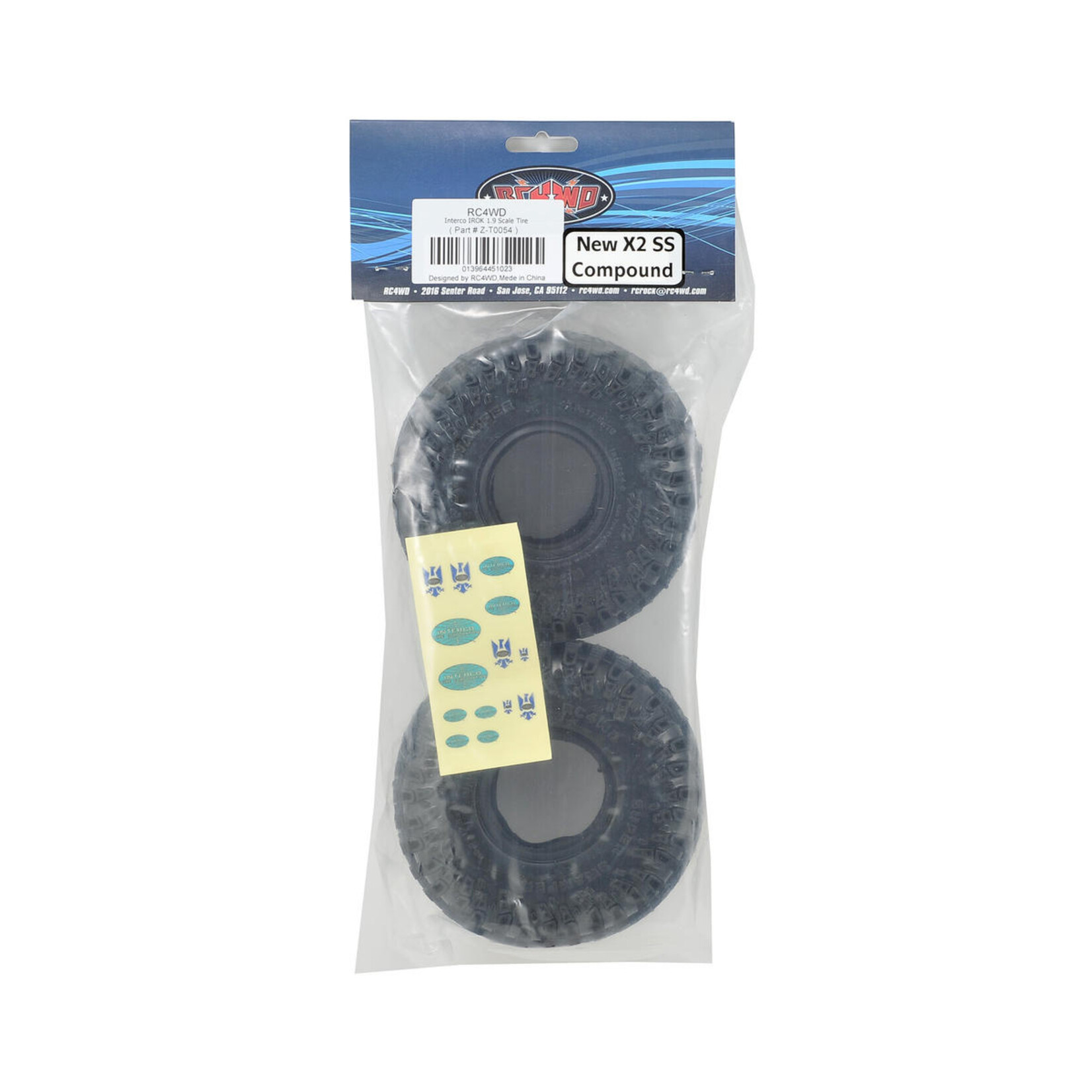 RC4WD #Z-T0054 RC4WD Interco IROK Super Swamper 1.9" Scale Rock Crawler Tires (2) (X2)