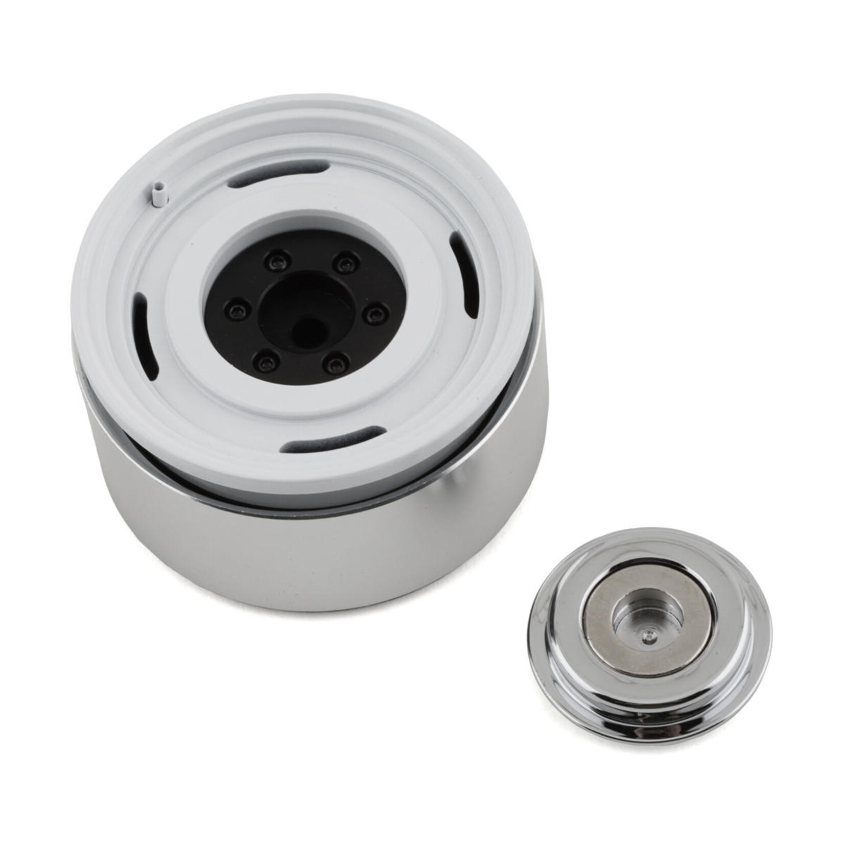 CCHAND #VVV-C1306 RC4WD Analog 1.9" Aluminum CAP Wheels (White) (4)