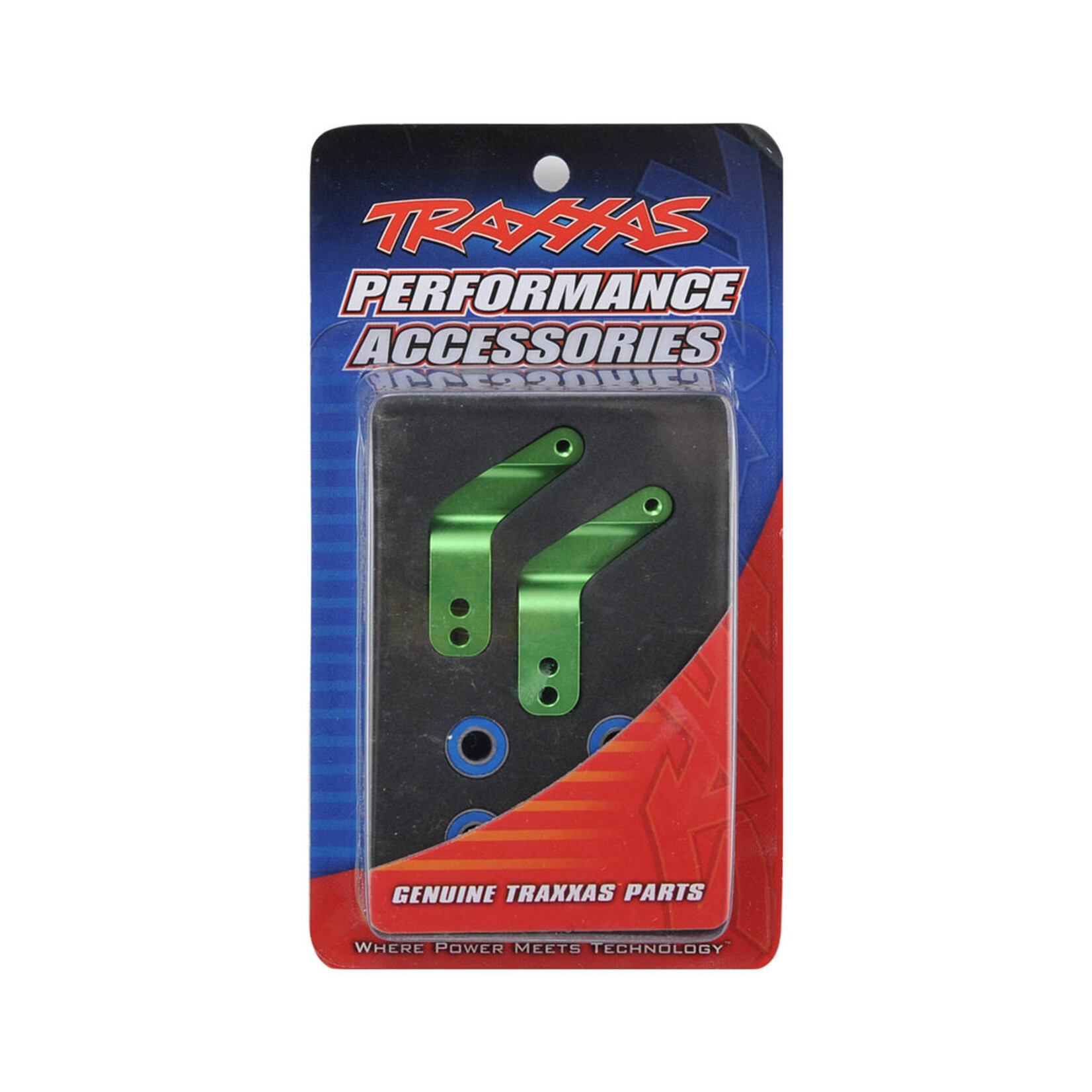 Traxxas #3652G Traxxas Aluminum Stub Axle Carriers (Green) (2)