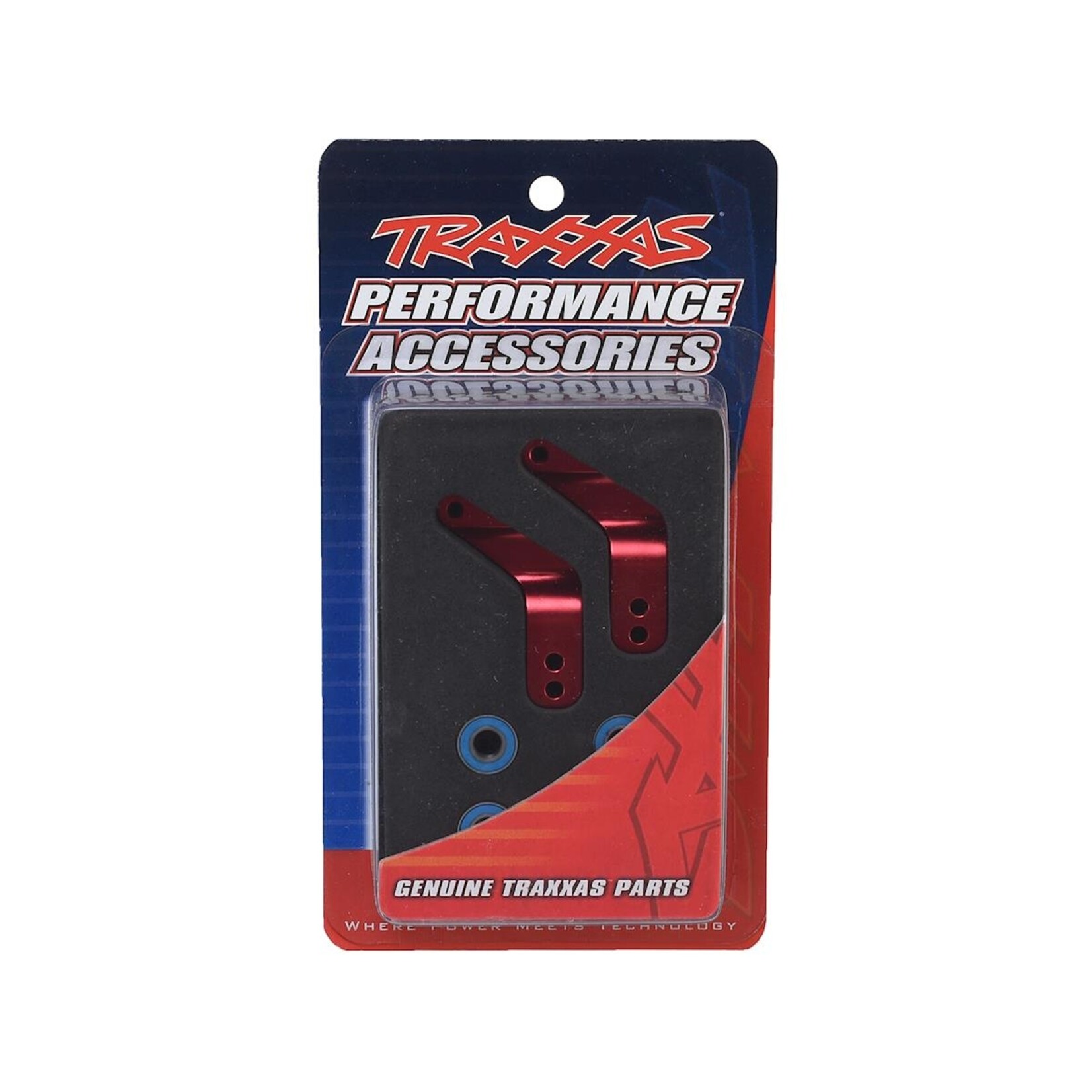 Traxxas #3652X Traxxas Aluminum Stub Axle Carriers (Red) (4)