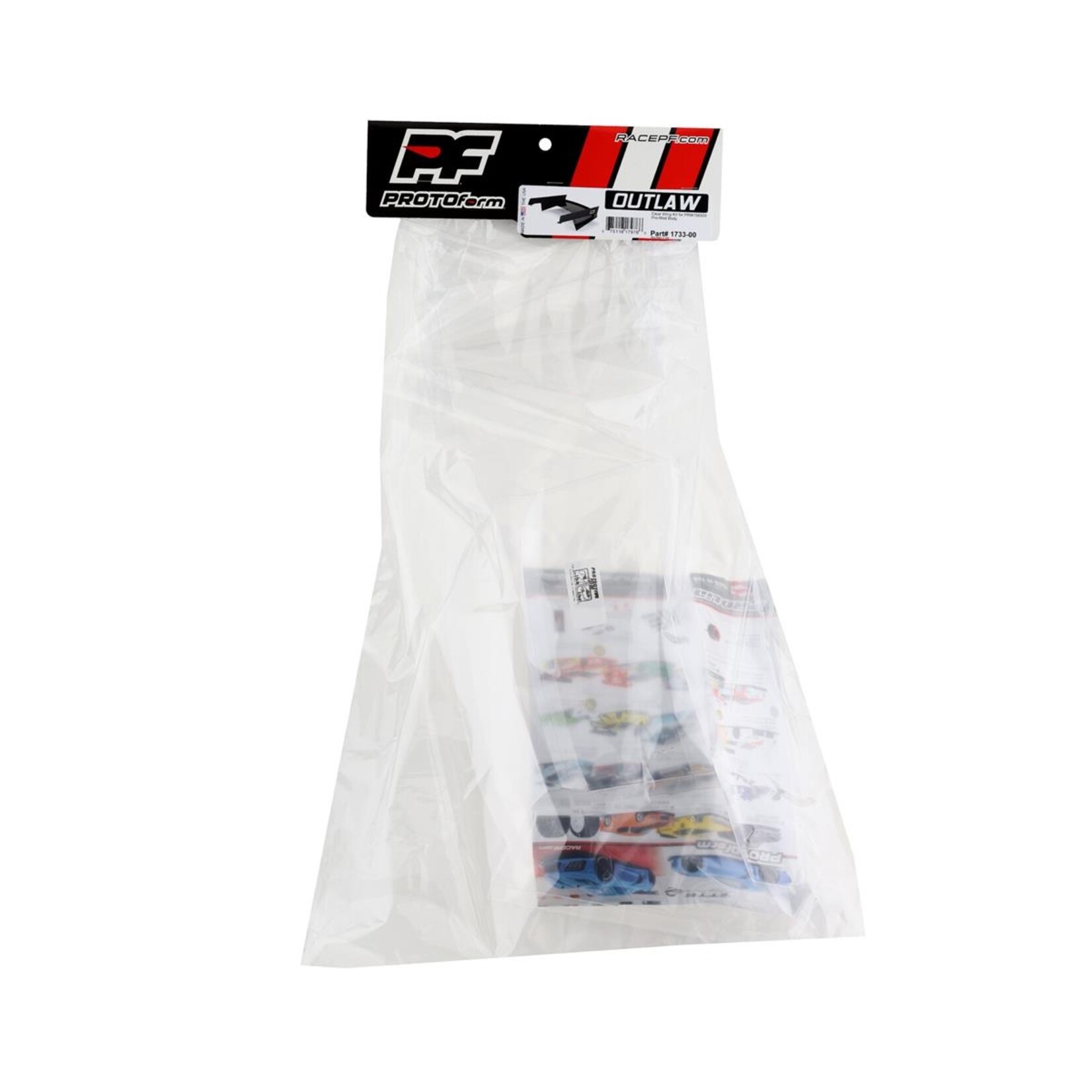 PROTOform Protoform Nissan GT-R R35 Pro-Mod 1/10 Outlaw Drag Racing Wing Set (Clear) #1733-00