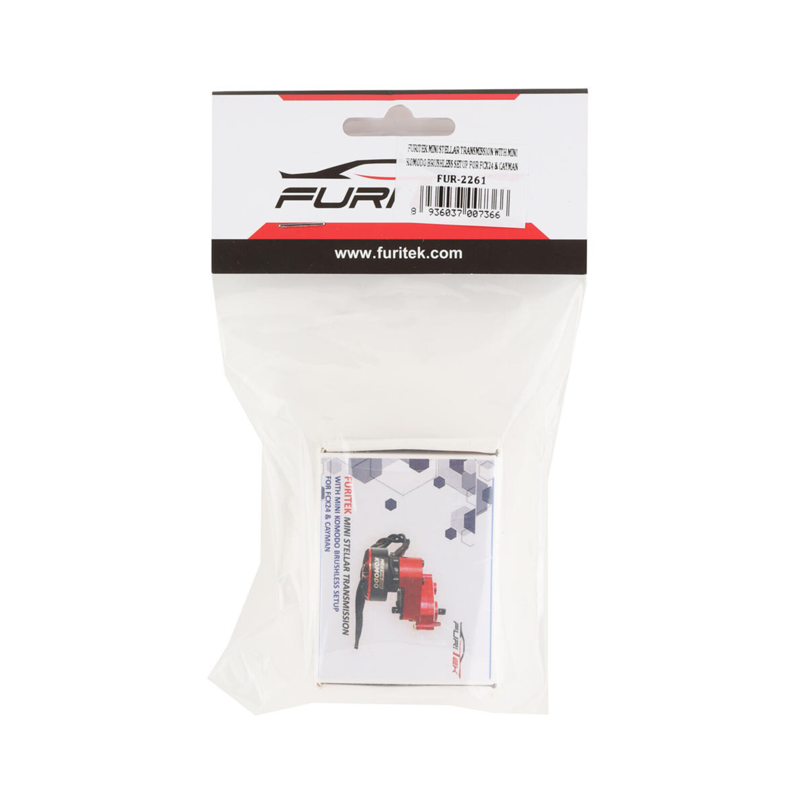 Furitek #FUR-2261  Furitek Mini Stellar Transmission & Mini Komodo Brushless Motor (FCX24 & Cayman)