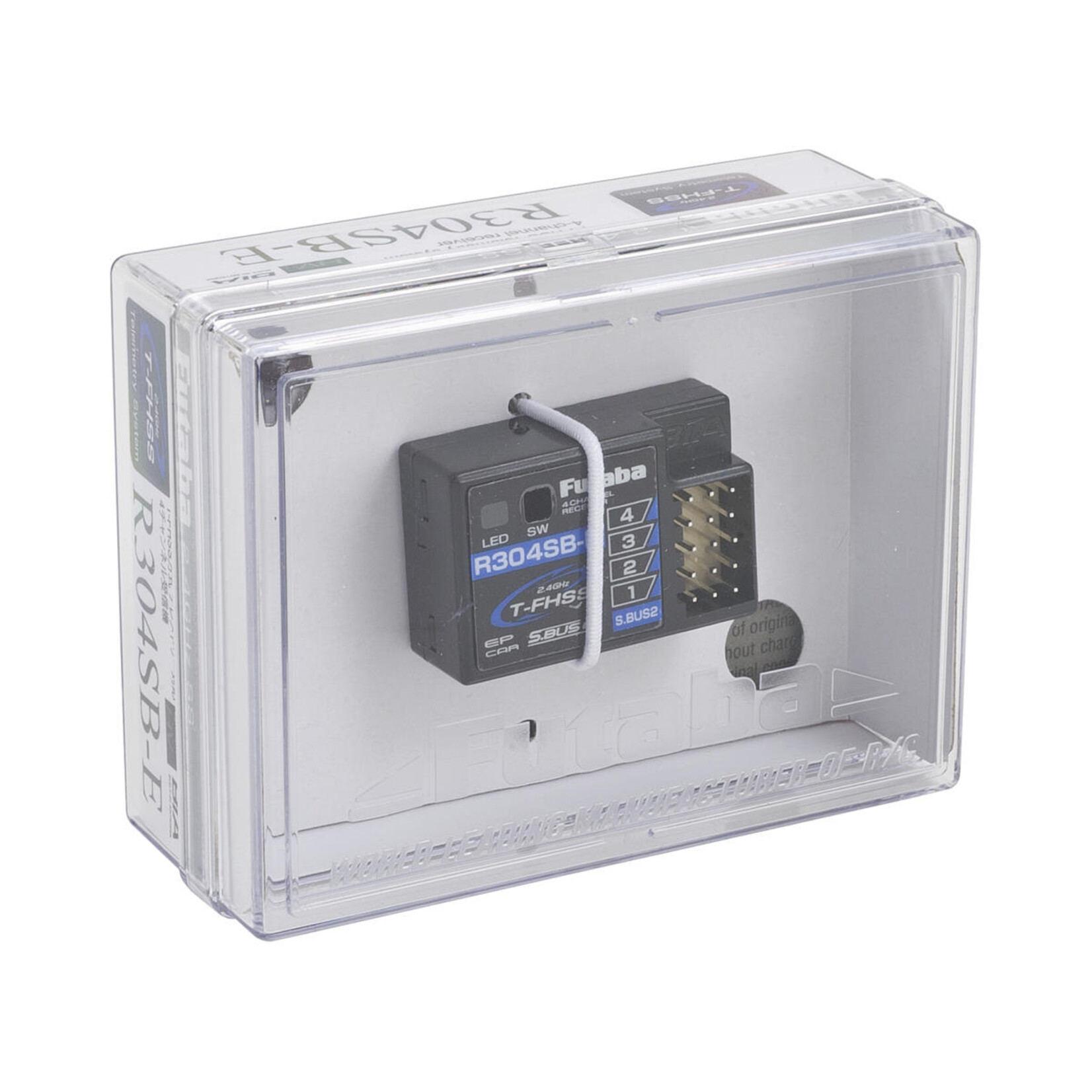 Futaba #01102180-3  Futaba R304SB-E T-FHSS 4-Channel Telemetry 2.4GHz Receiver (EP Only)