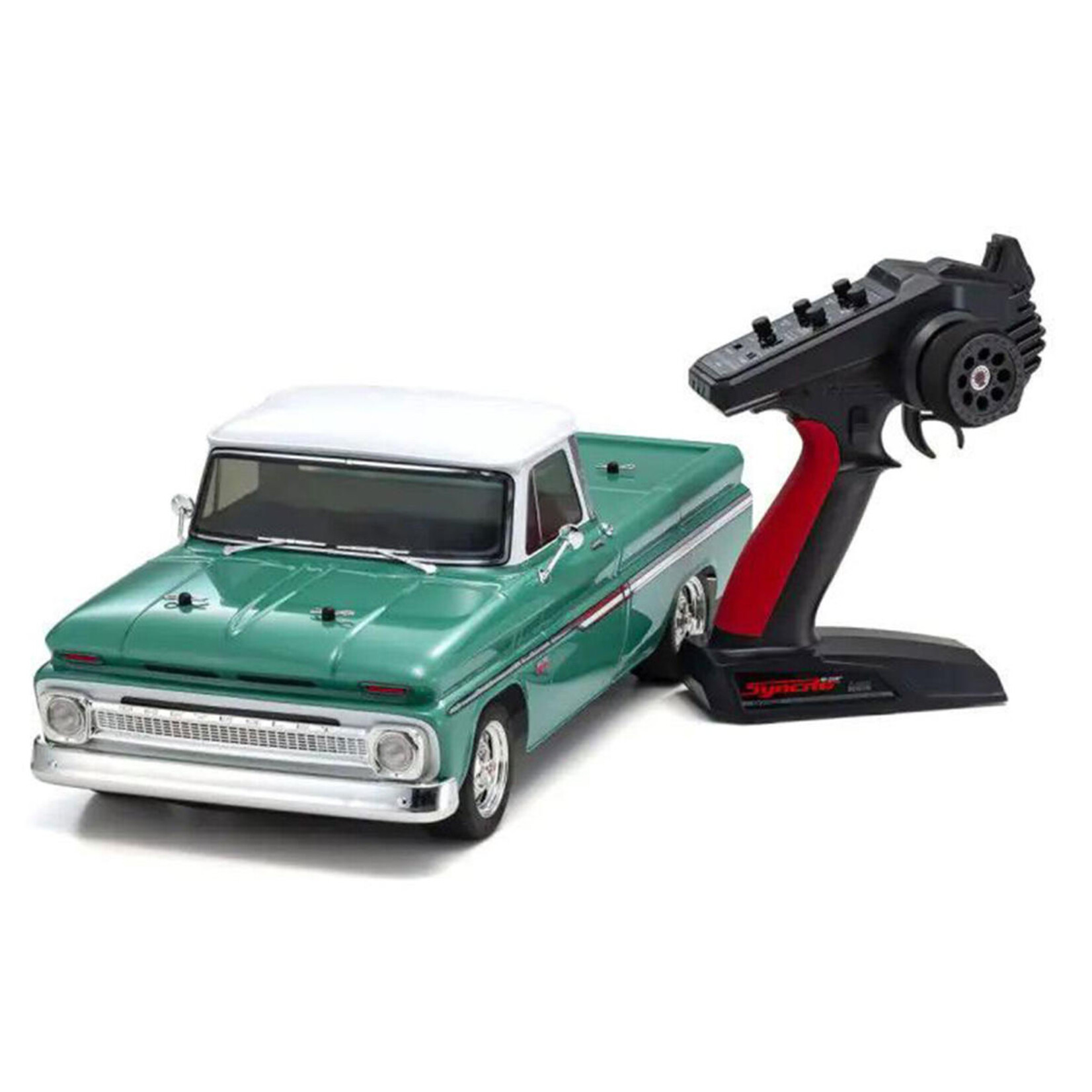 Kyosho #34435T1  Kyosho EP Fazer Mk2 FZ02L 1966 Chevy Fleetside ReadySet (Green) w/Syncro KT-231P+