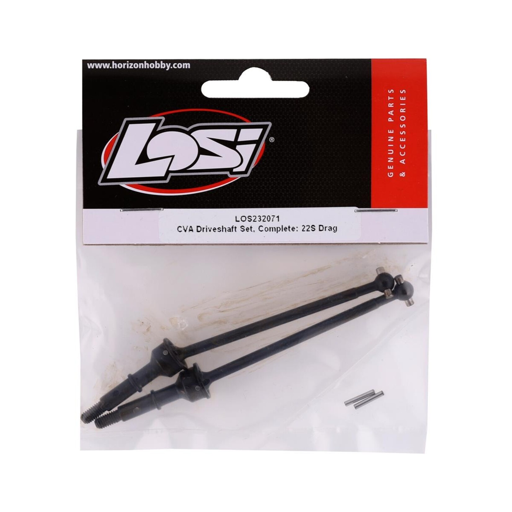 Losi #LOS232071  Losi 22S Drag CVA Driveshaft Set
